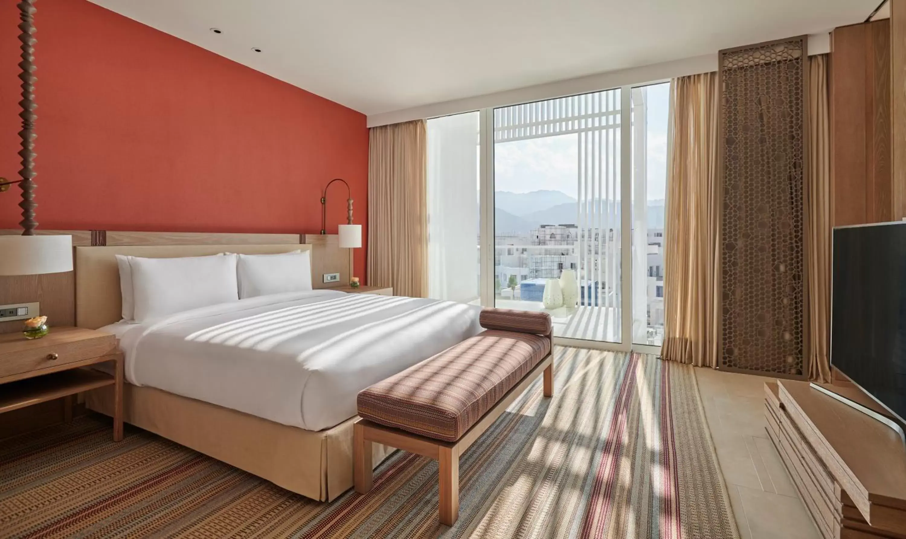 Bed in Hyatt Regency Aqaba Ayla Resort