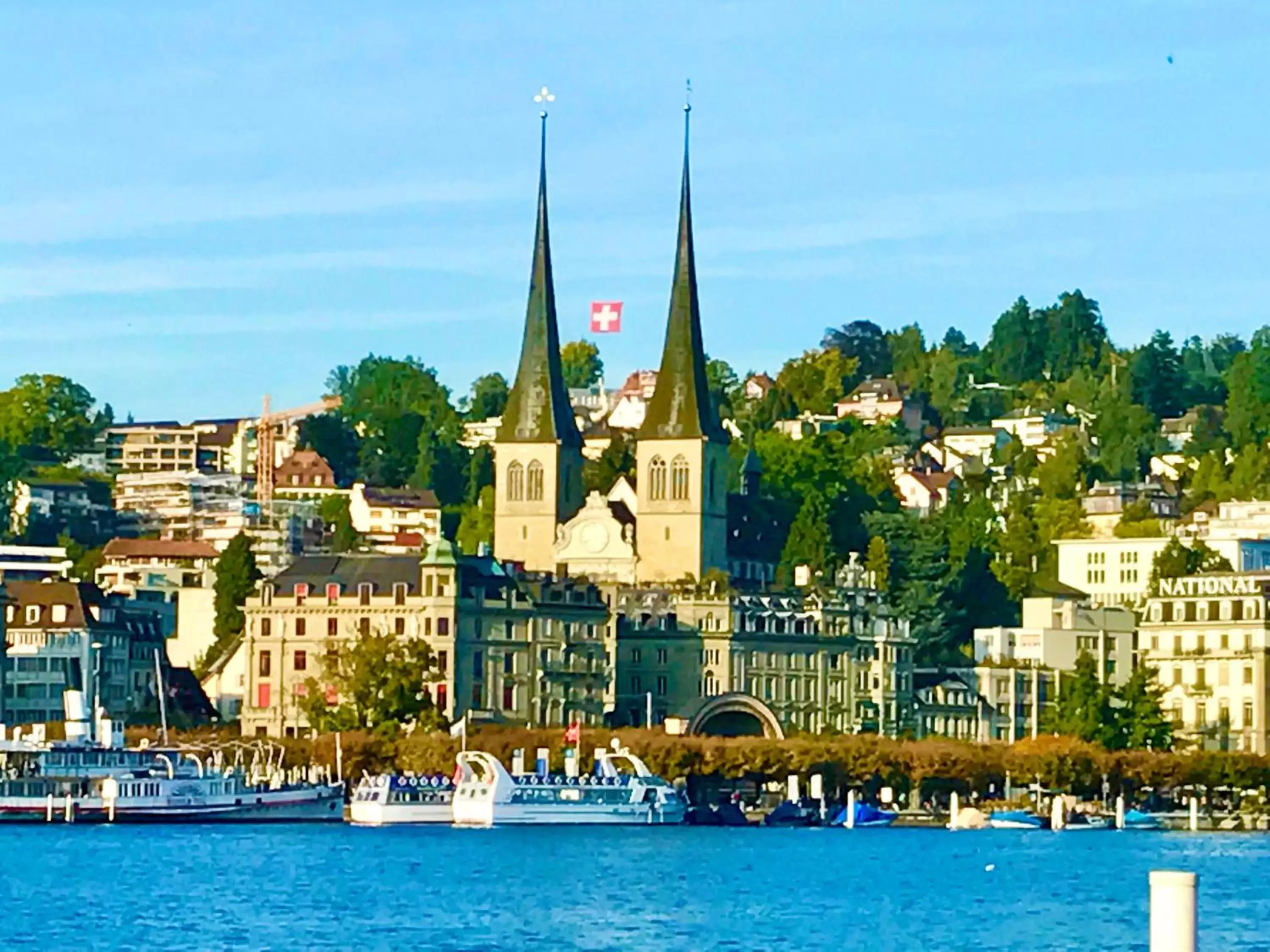 Nearby landmark in Hotel Monopol Luzern