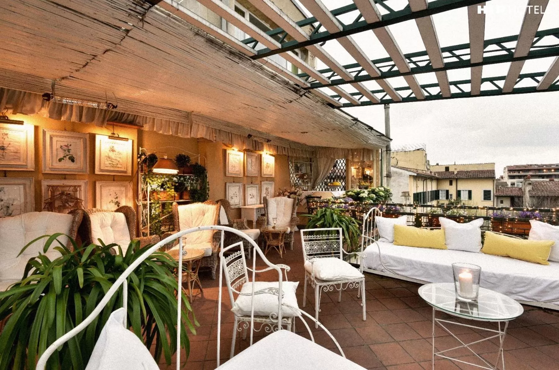 Balcony/Terrace in Cellai Hotel Florence