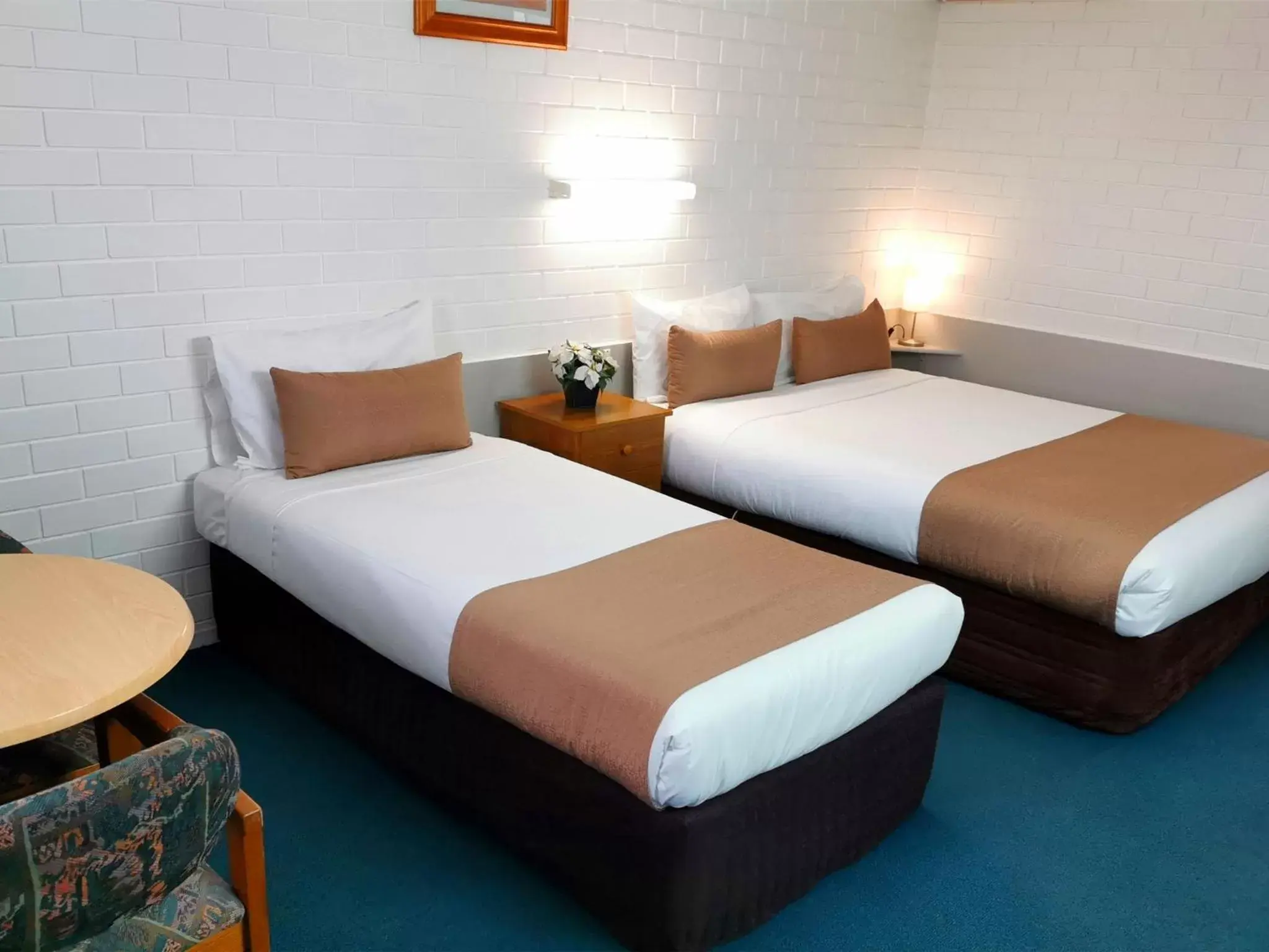 Bed in Ballarat Eureka Lodge Motel