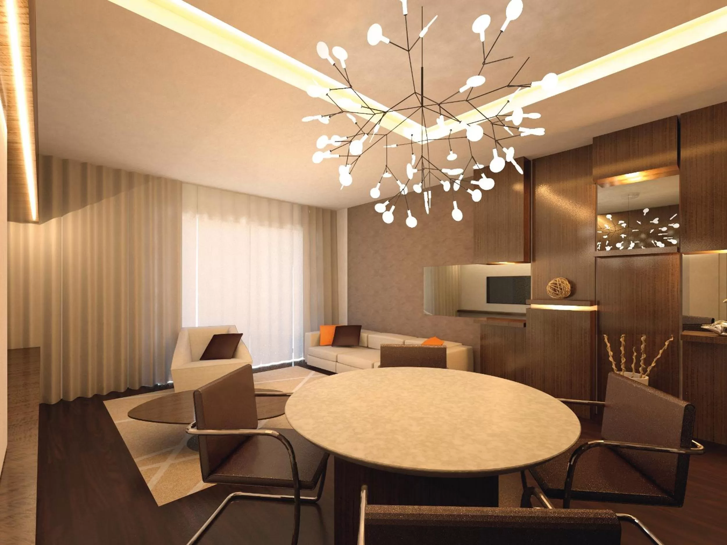 Dining area in Mövenpick Hotel du Lac Tunis