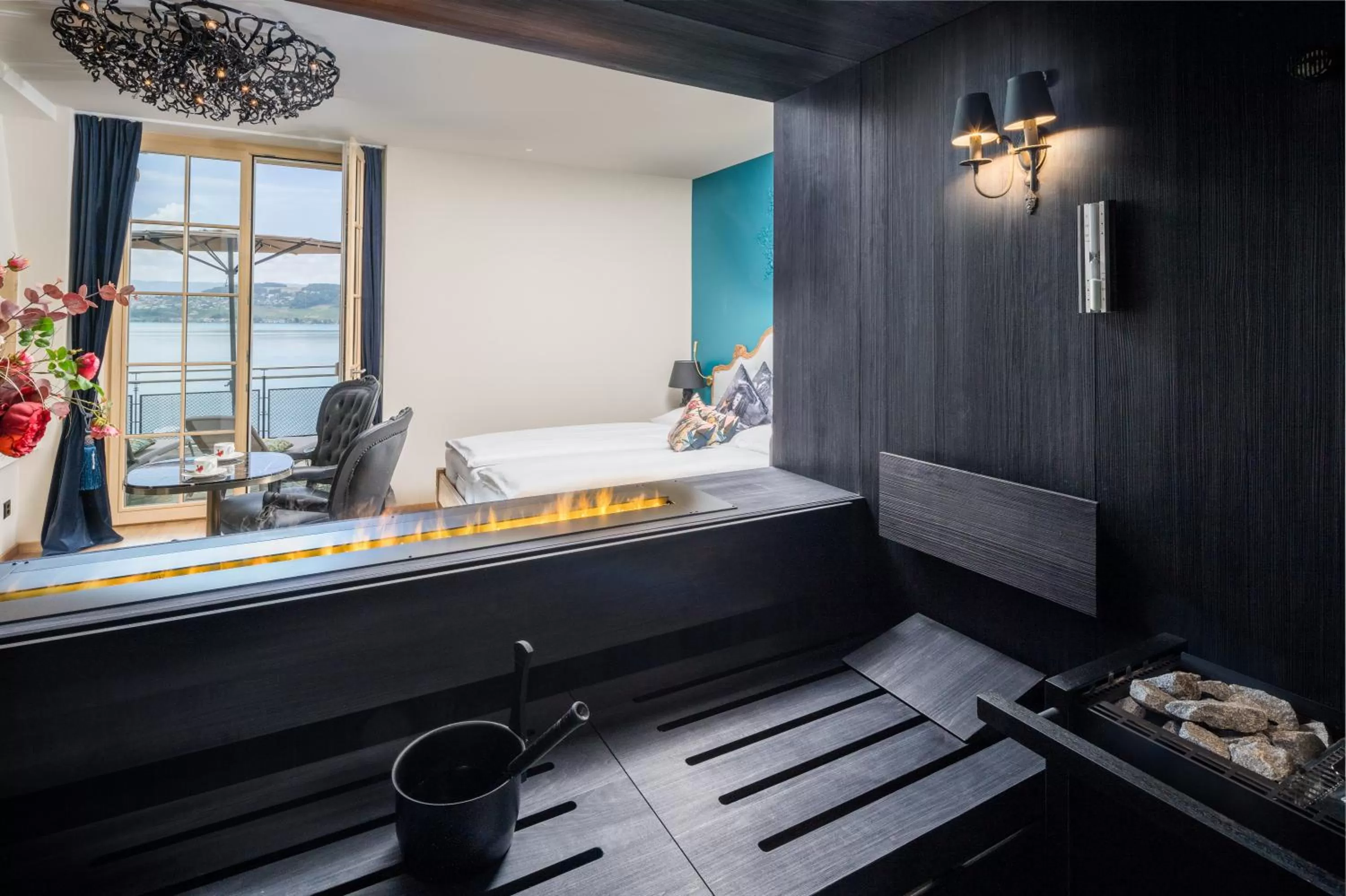 Living room in Hotel Murtenhof & Krone