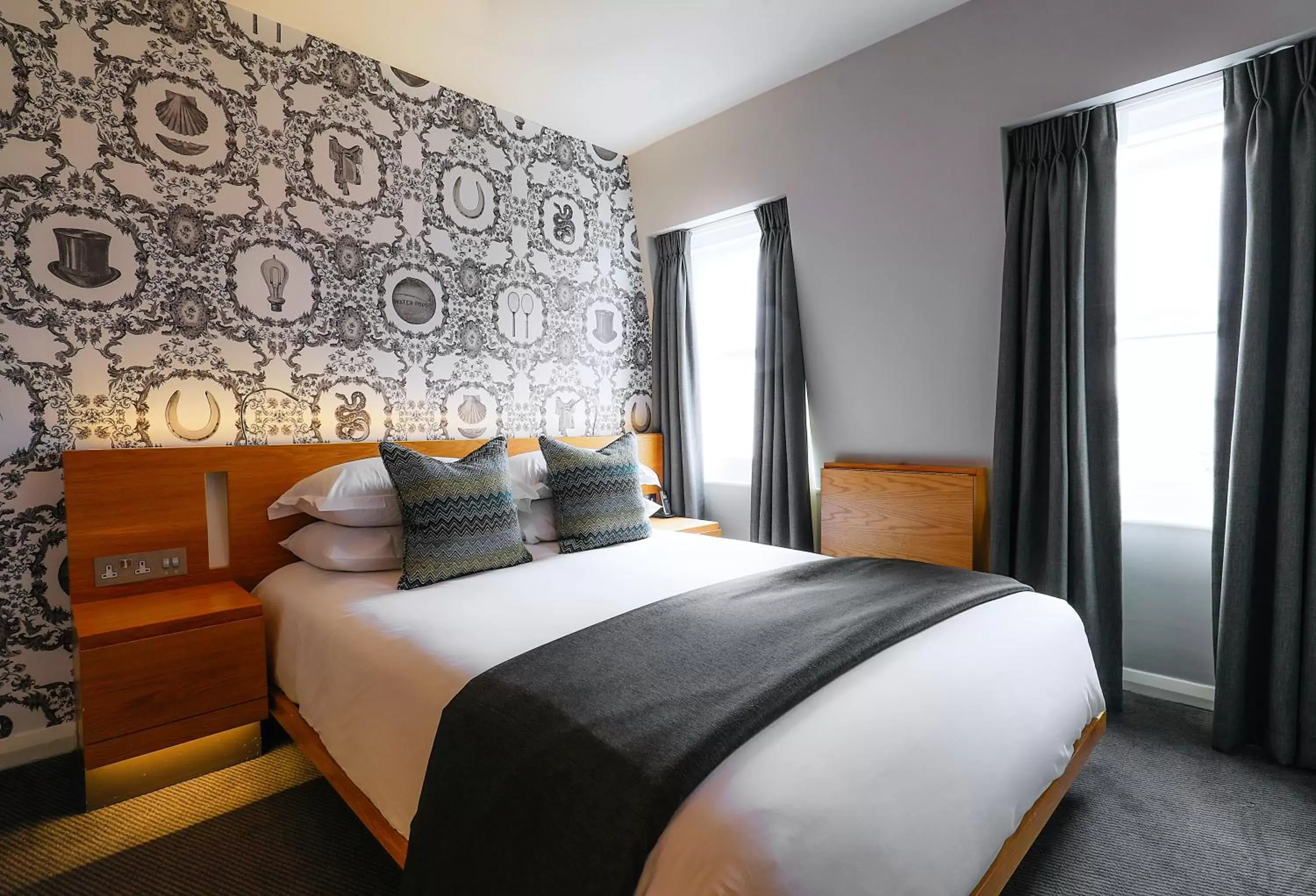 Bedroom, Bed in Malmaison Cheltenham