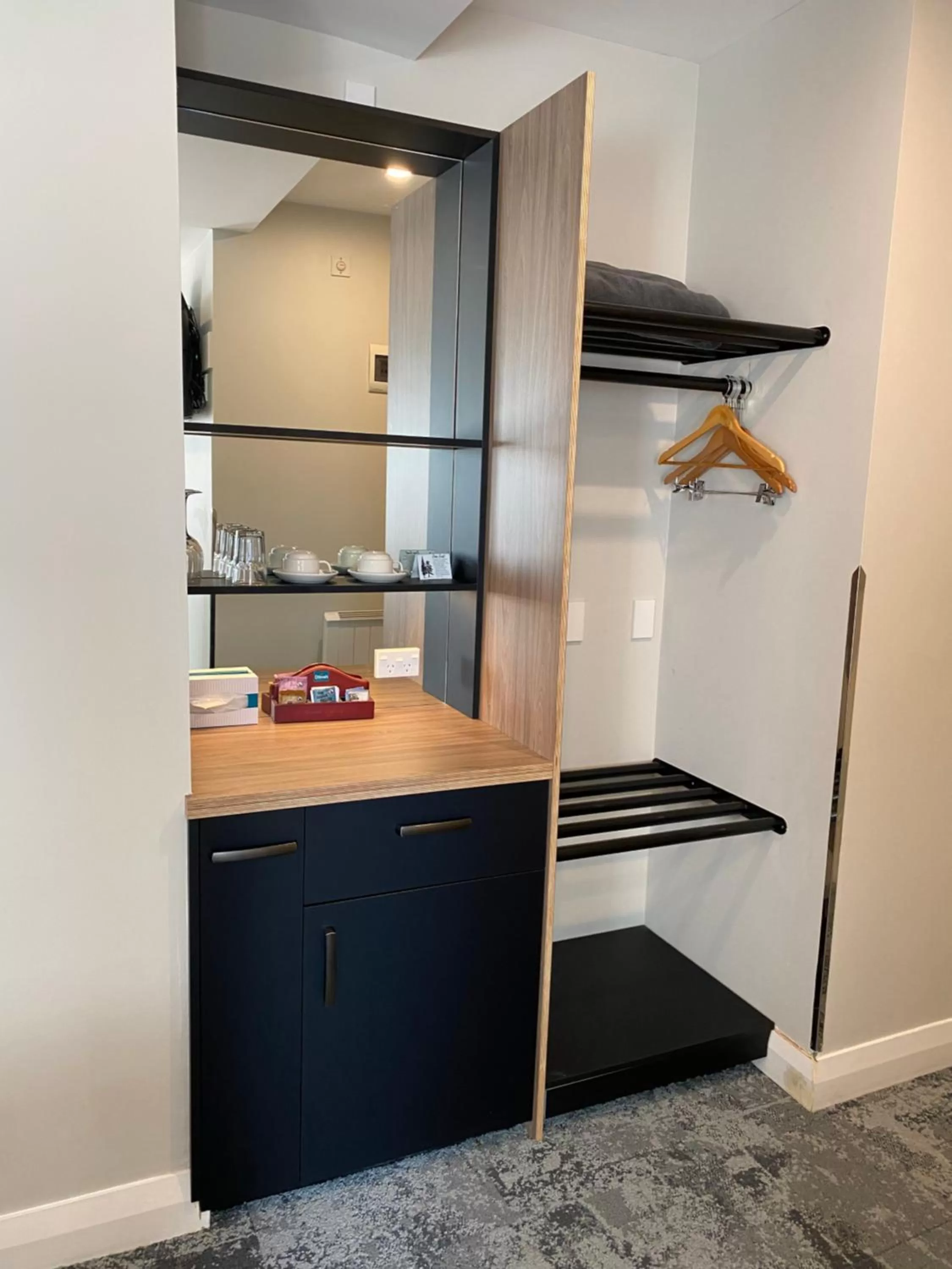 wardrobe in Trinity Hotel