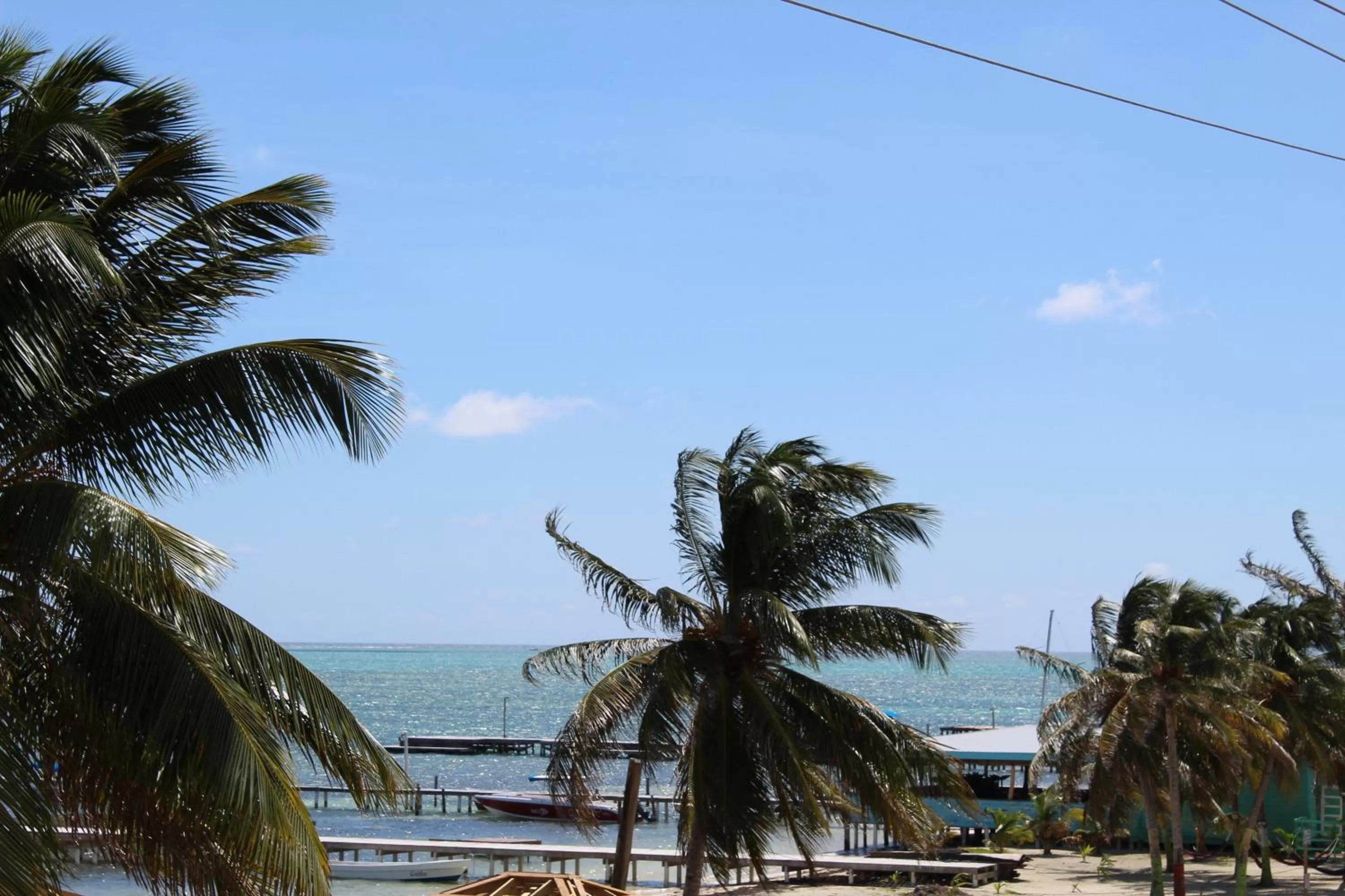 Balcony/Terrace in Barefoot Caye Caulker Hotel