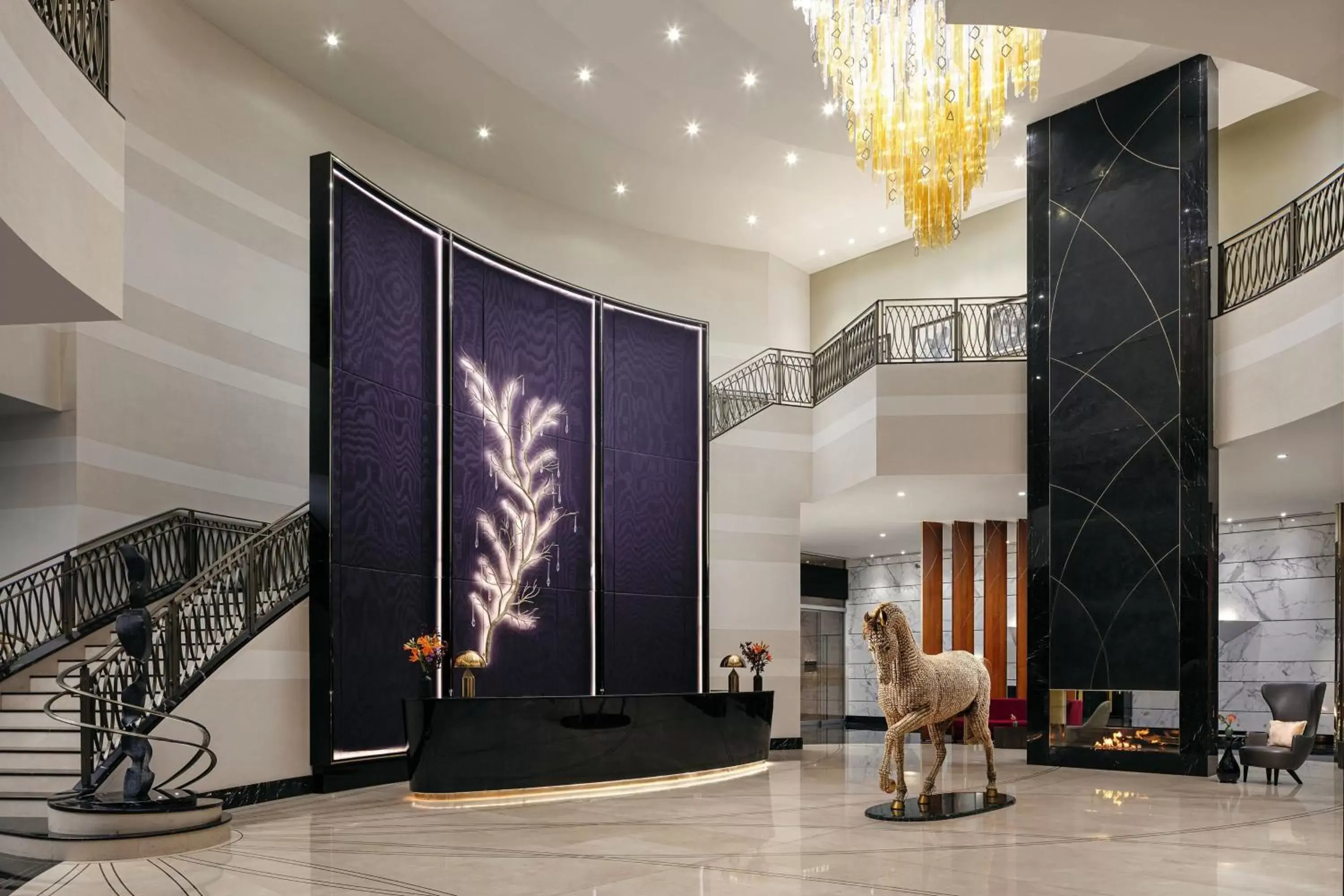 Lobby or reception in The Ritz-Carlton, Astana