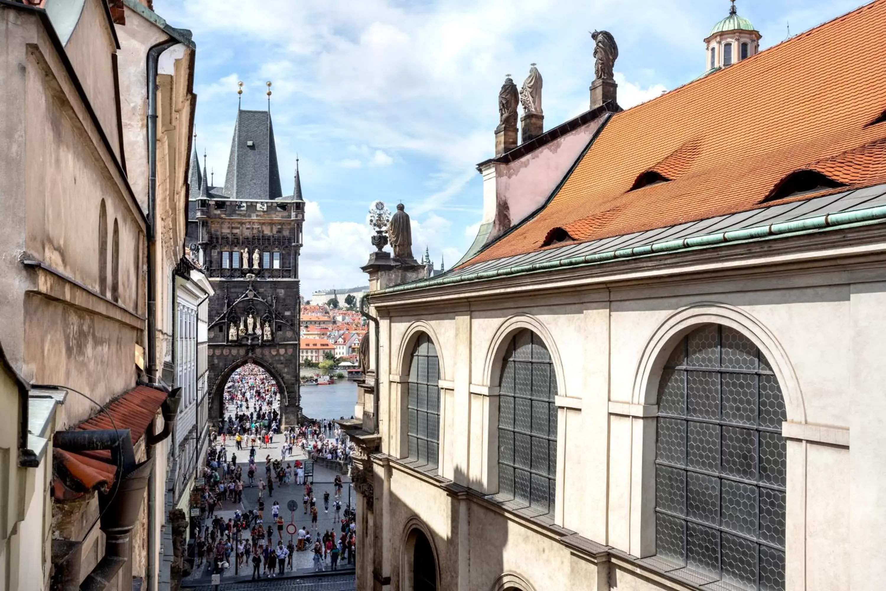 Street view in Hotel U Zlatého Stromu Prague by BHG