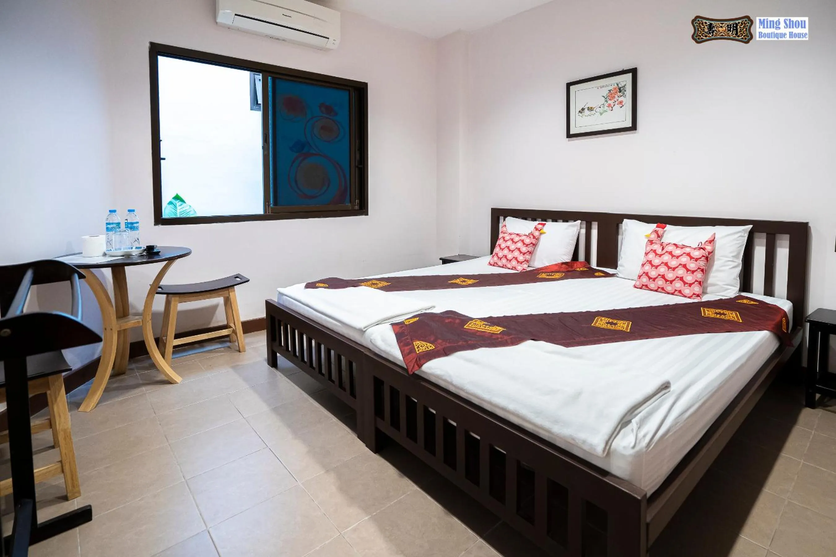 Bed in Ming Shou Boutique House