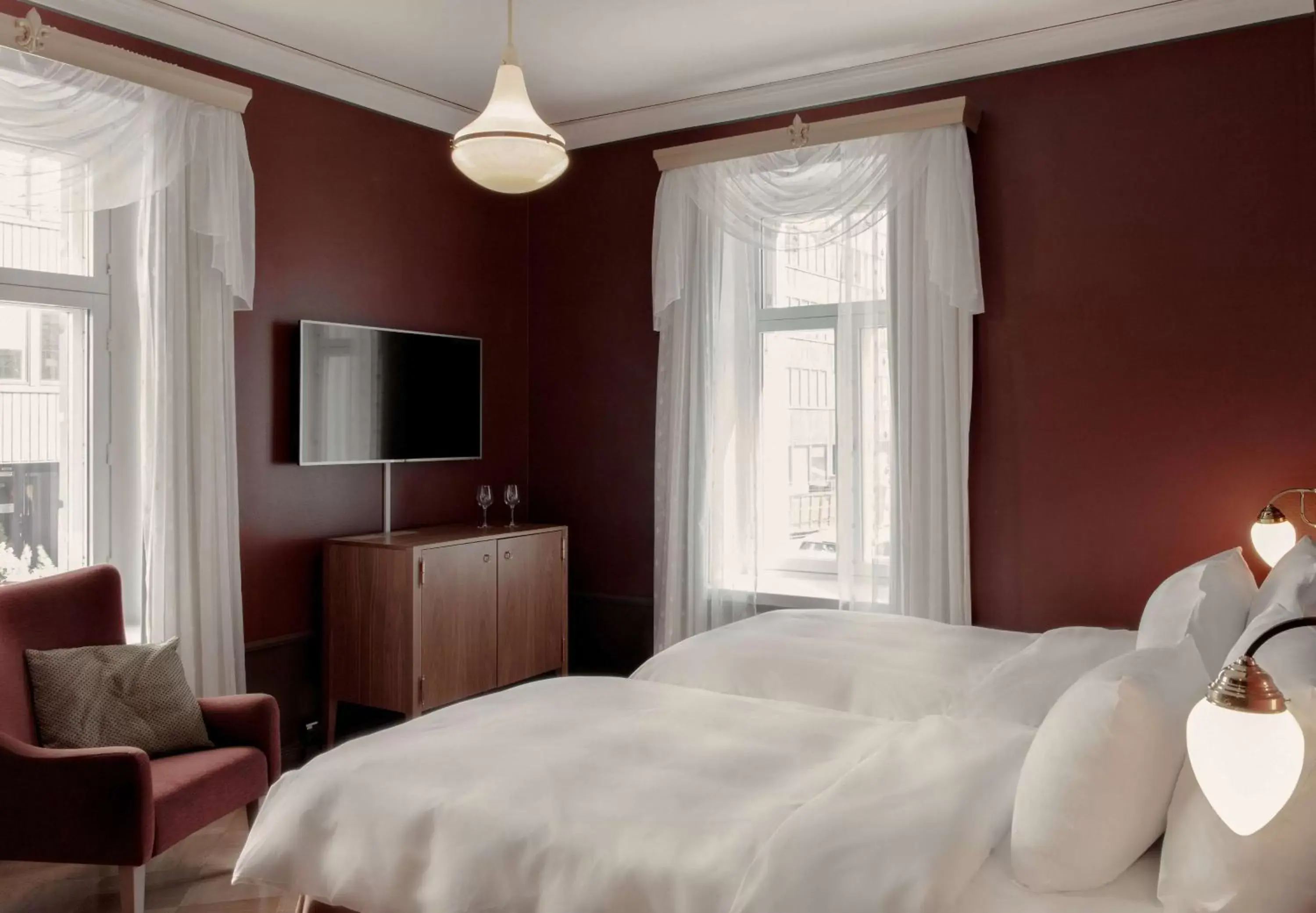 Bed in Radisson Blu Aleksanteri Hotel, Helsinki Bed in Radisson Blu Aleksanteri Hotel, Helsinki