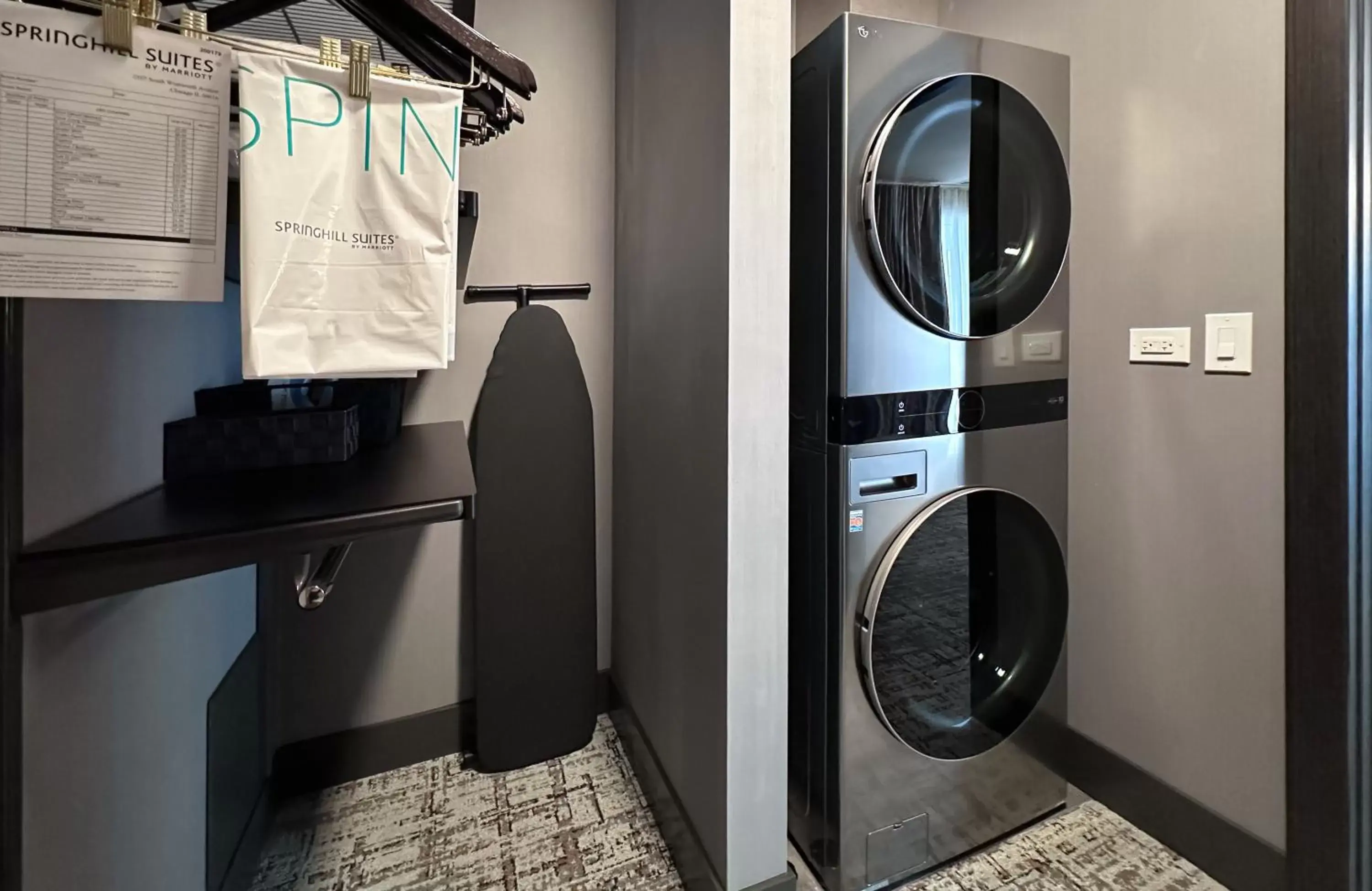 washing machine in SpringHill Suites by Marriott Chicago Chinatown