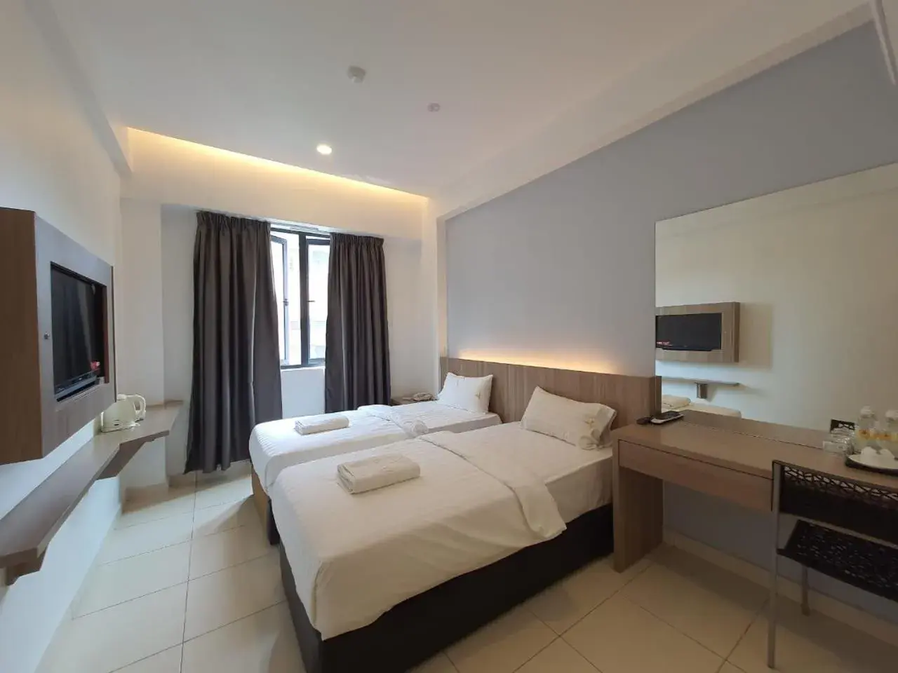 Bed in Hotel Golden View Nilai