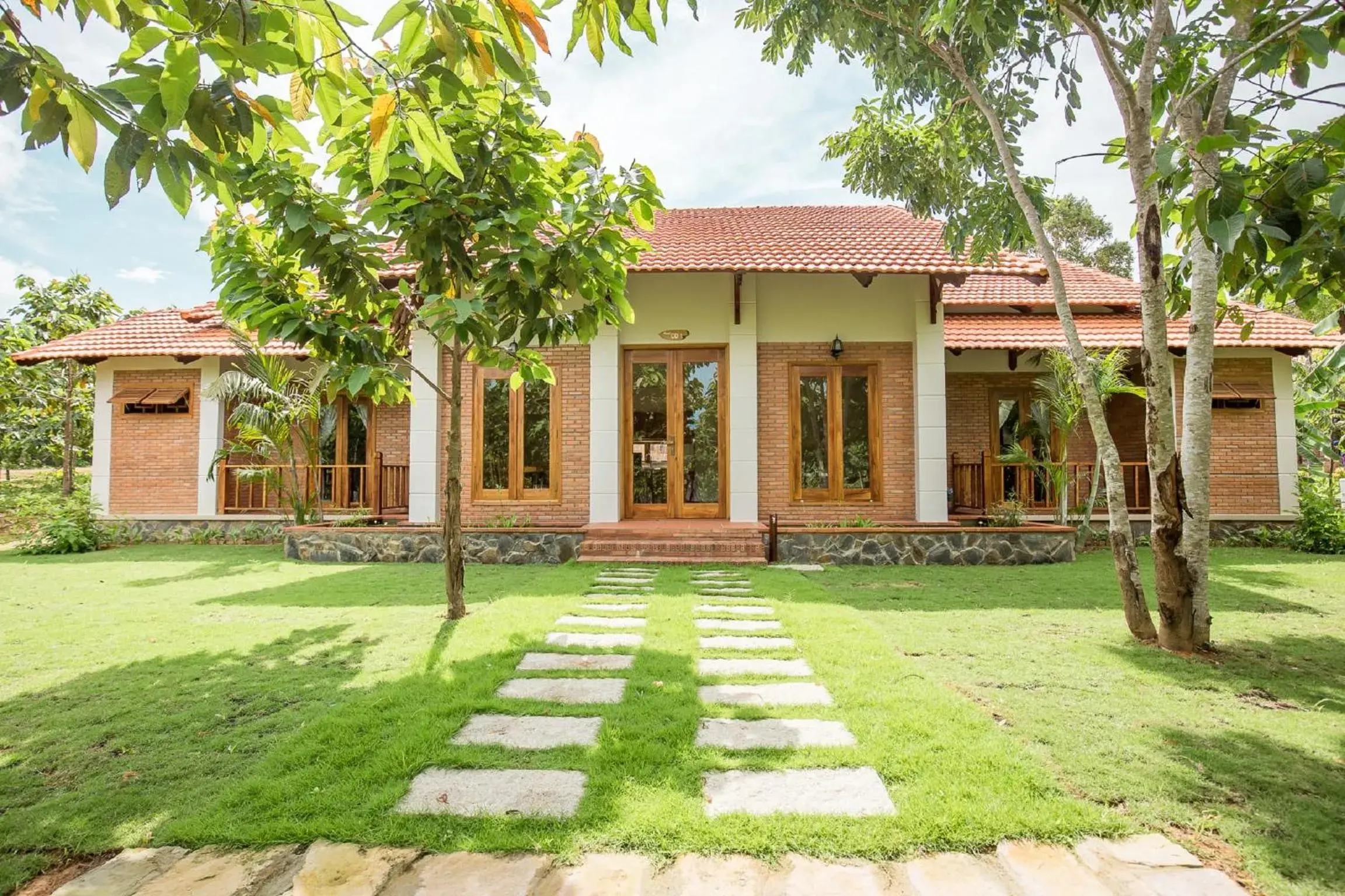 Patio, Property Building in The Garden House Phu Quoc Resort