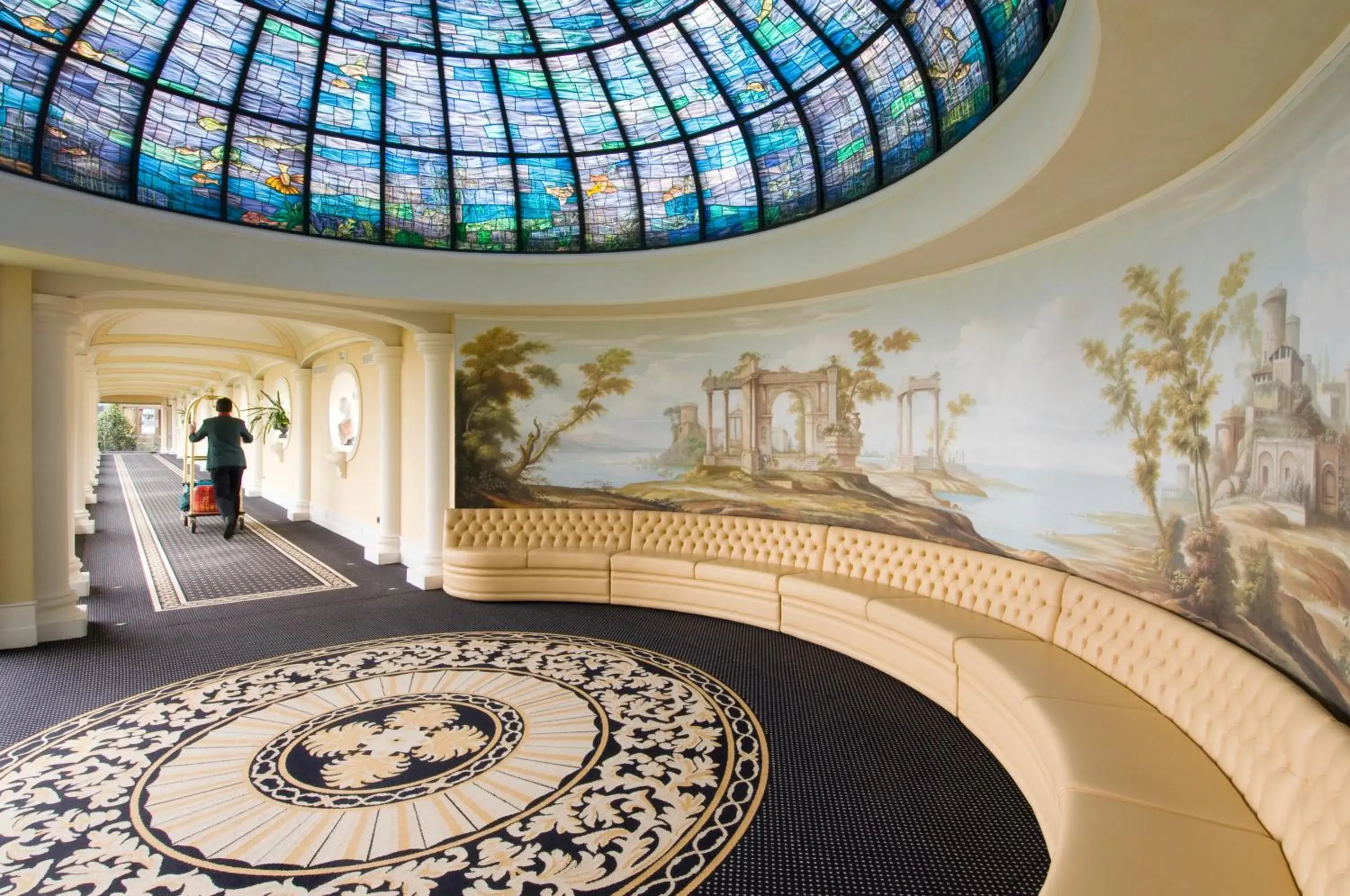 Lobby or reception in Grand Hotel Dino