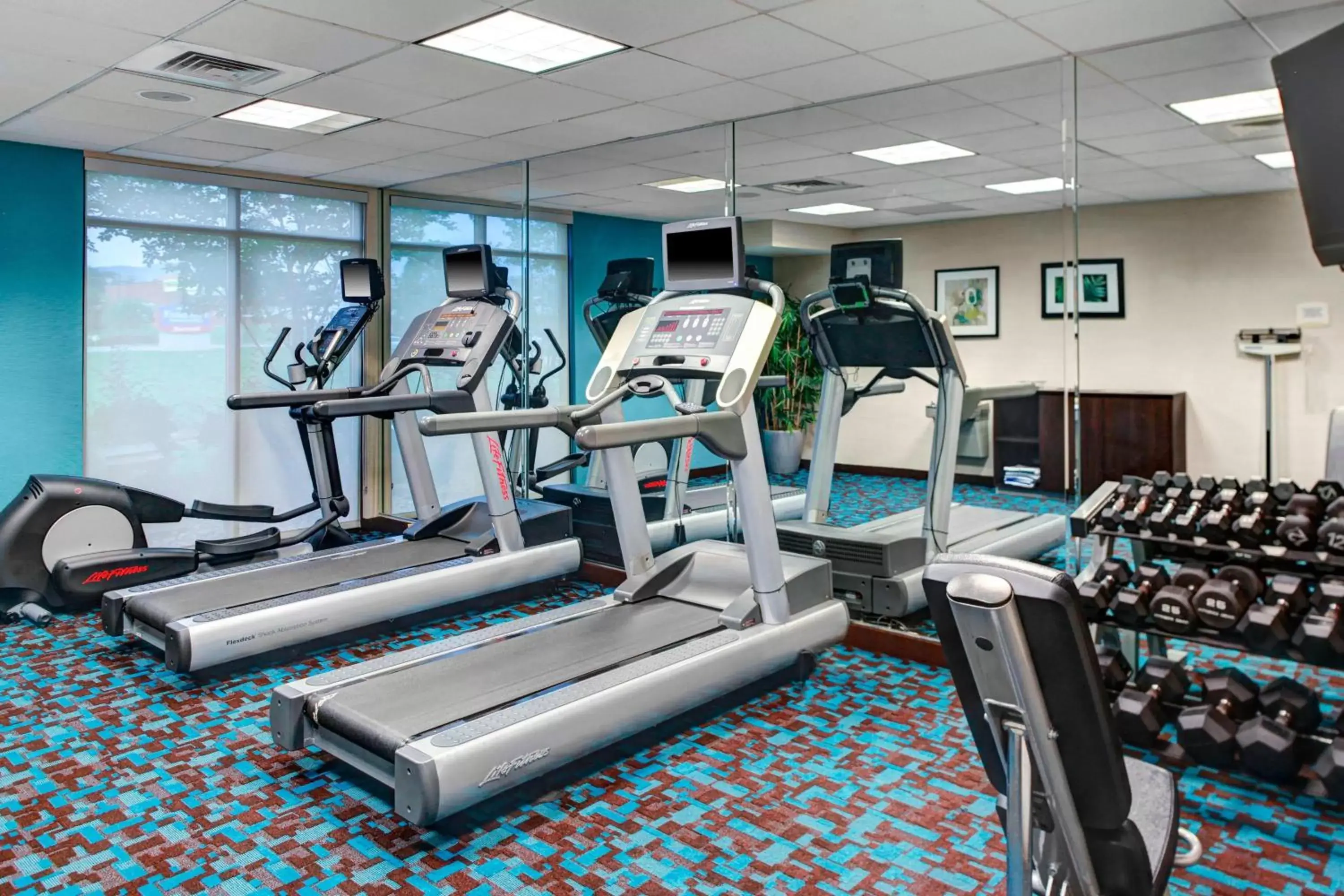 Fitness centre/facilities, Fitness Center/Facilities in Fairfield Inn & Suites by Marriott Anniston Oxford