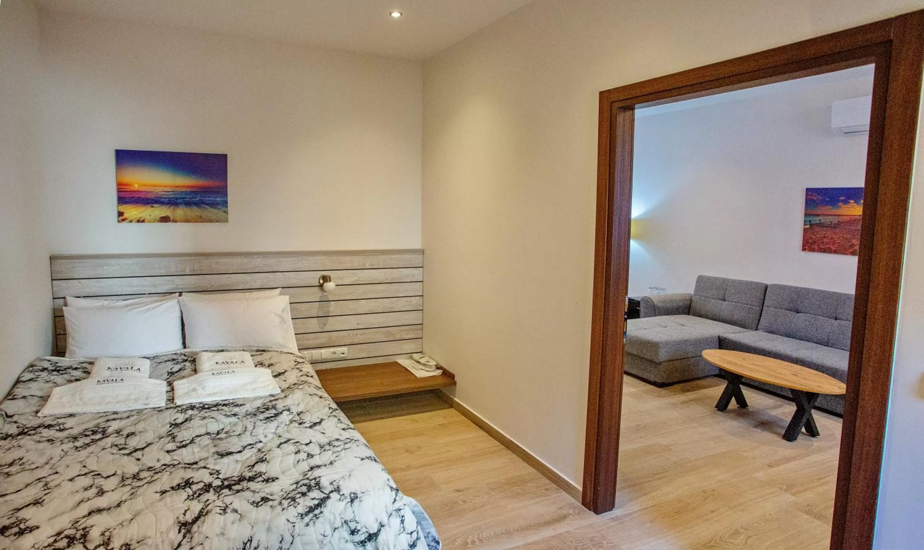 Bed in Kavala Resort & Spa