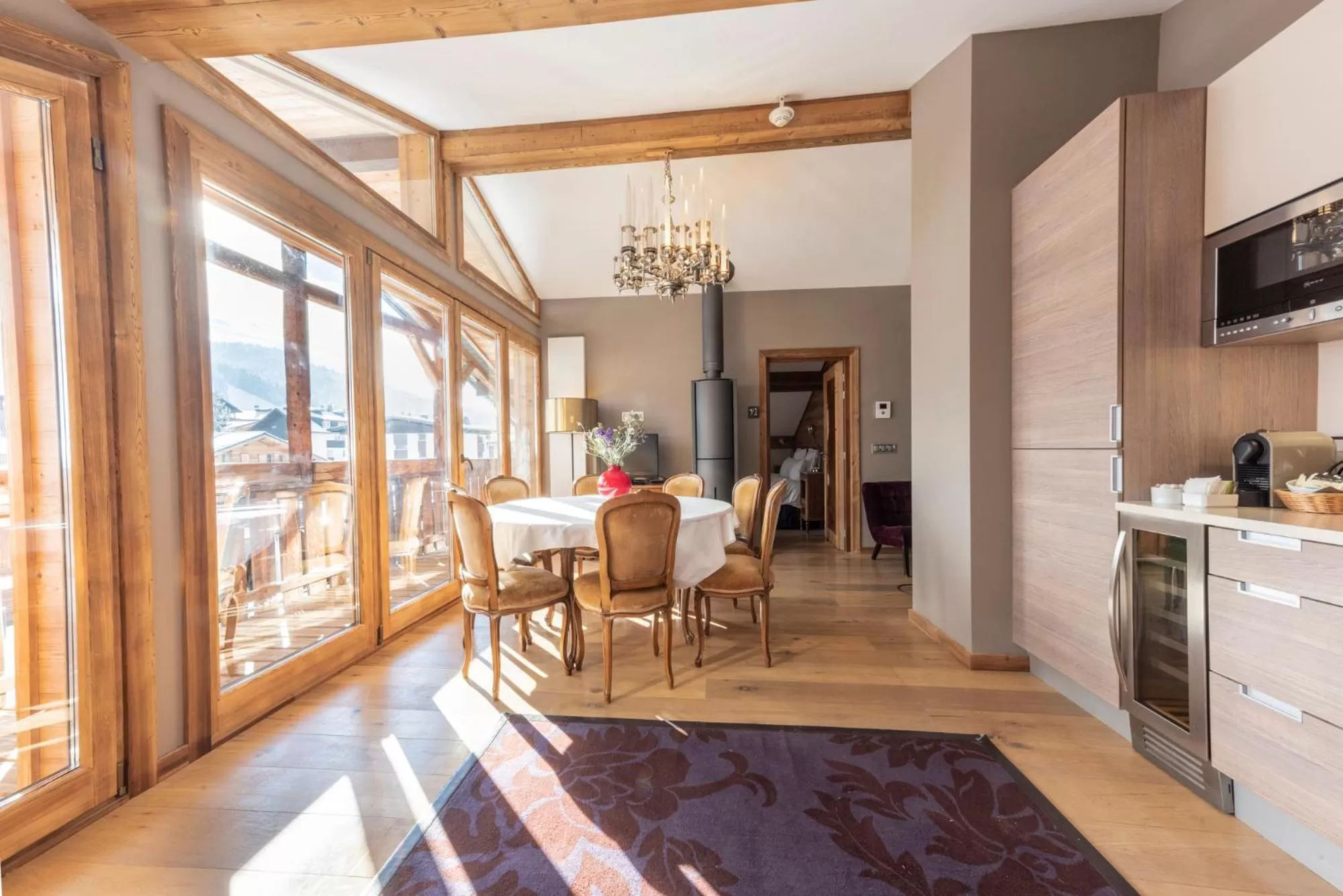 Balcony/Terrace in Chamois d'Or Hotel