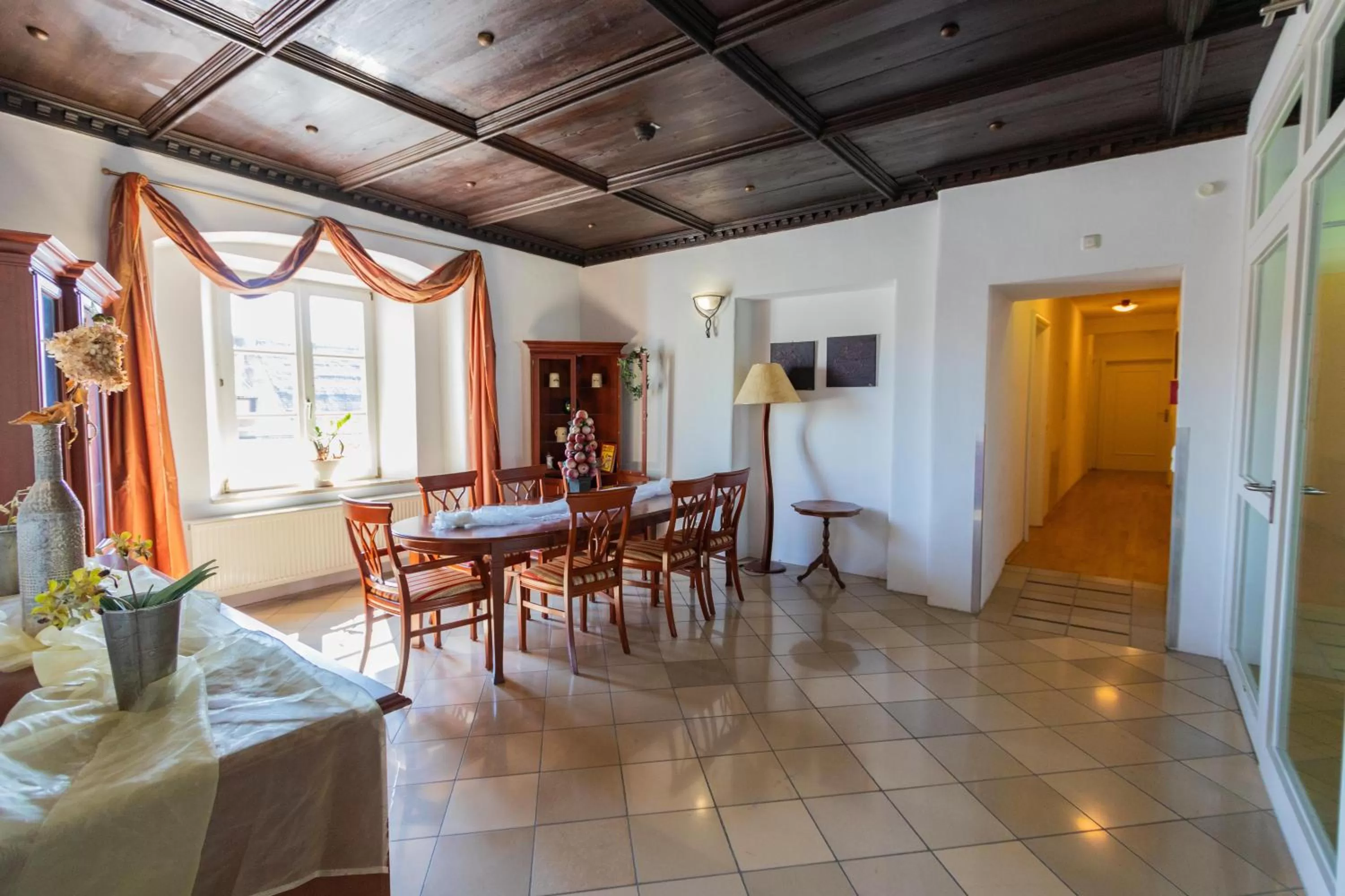 Seating area in Schwarzacher Hof in Niederbayern