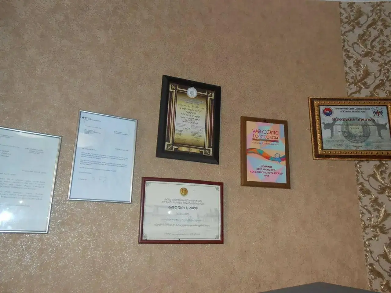 Certificate/Award, Logo/Certificate/Sign/Award in Dkd-bridge Hotel