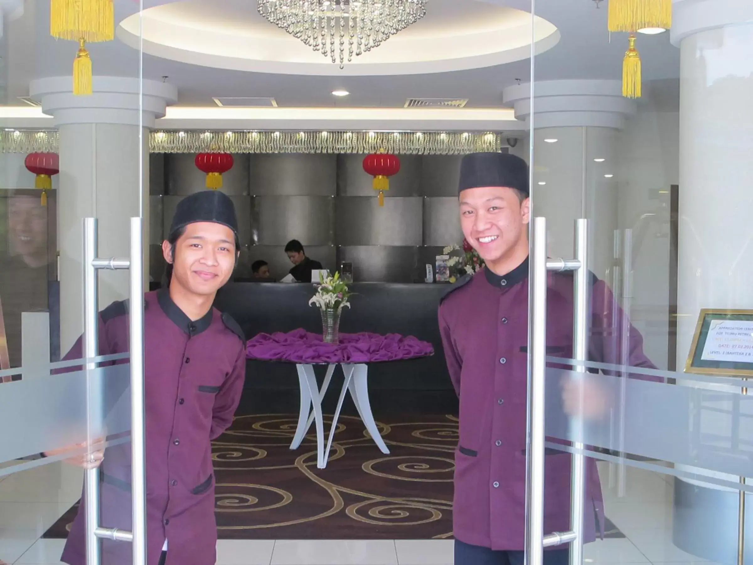 Lobby or reception in Badi'ah Hotel