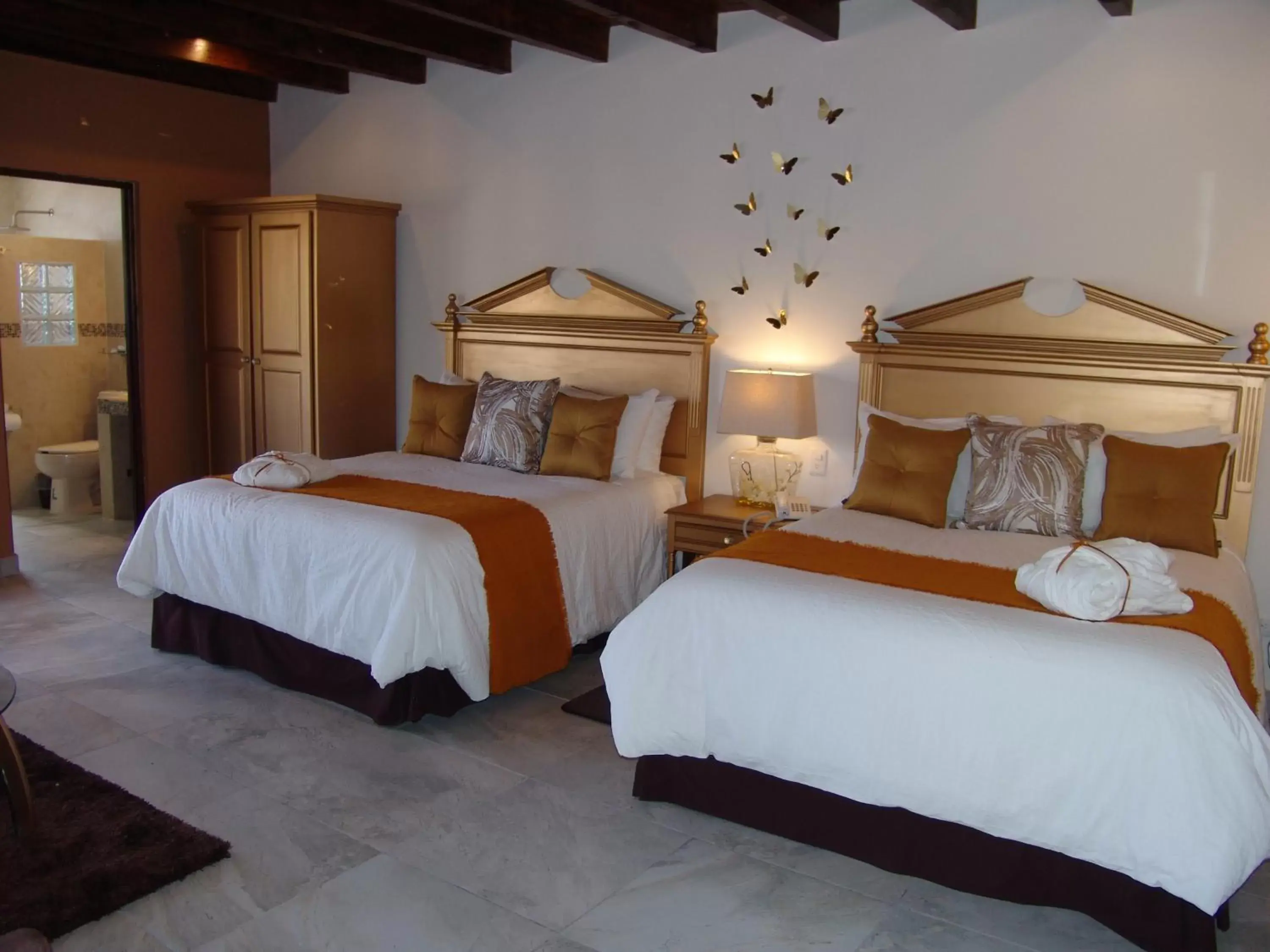 Bed in Hotel Casa Don Quijote