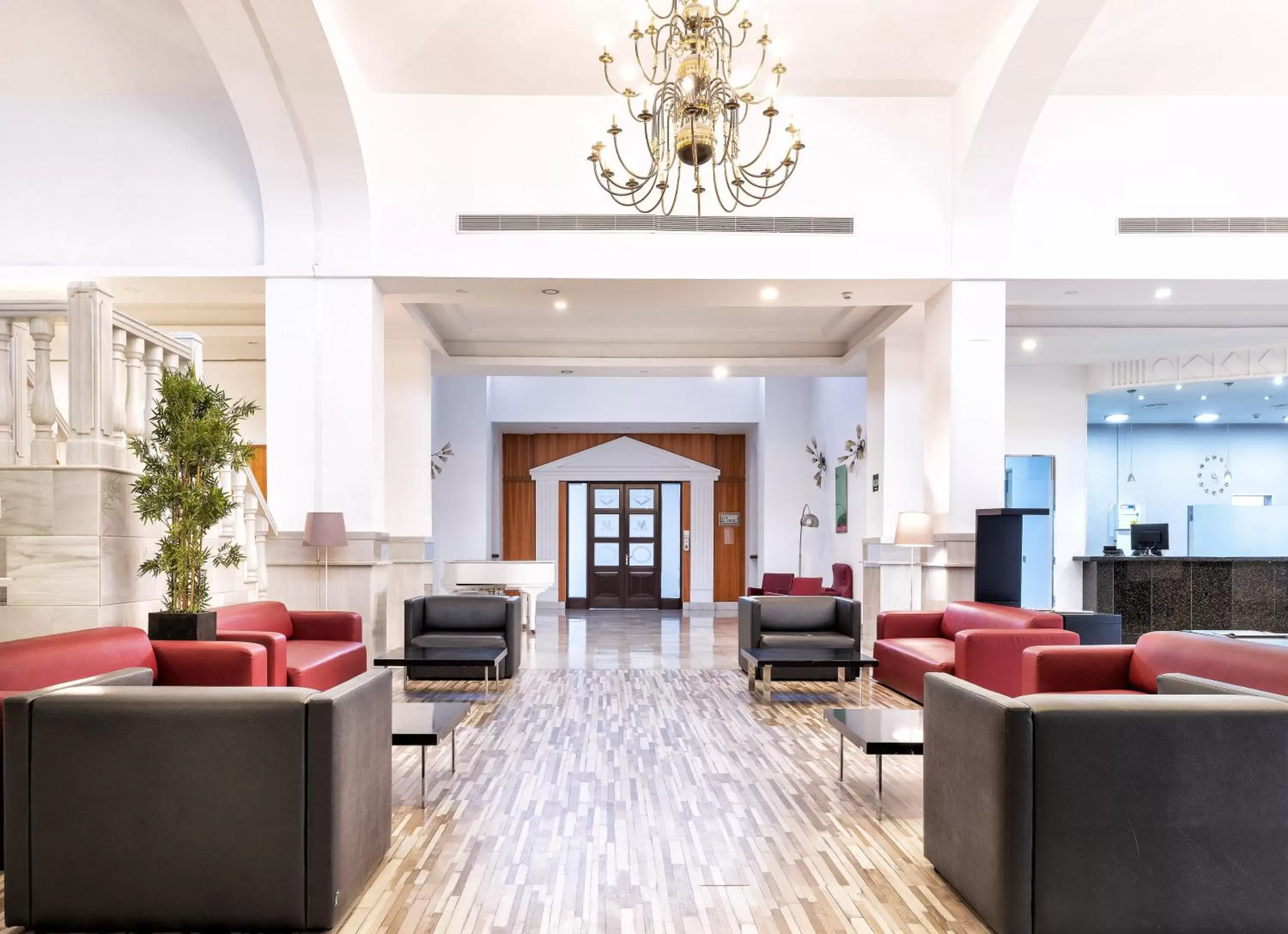 Lobby or reception, Lobby/Reception in Hotel Melilla Puerto, Affiliated by Meliá