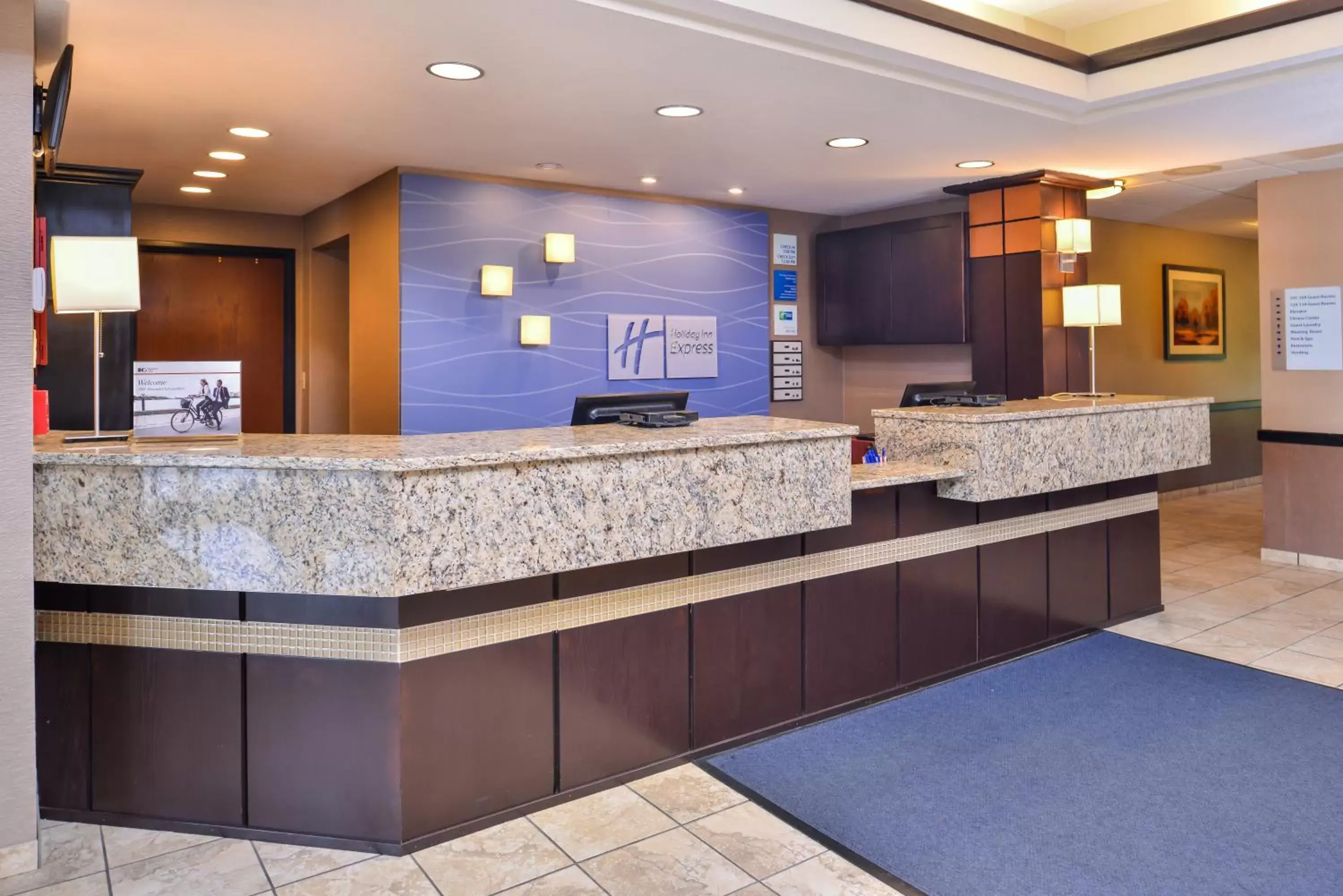 Lobby or reception, Lobby/Reception in Holiday Inn Express Hotels & Suites Topeka West, an IHG Hotel