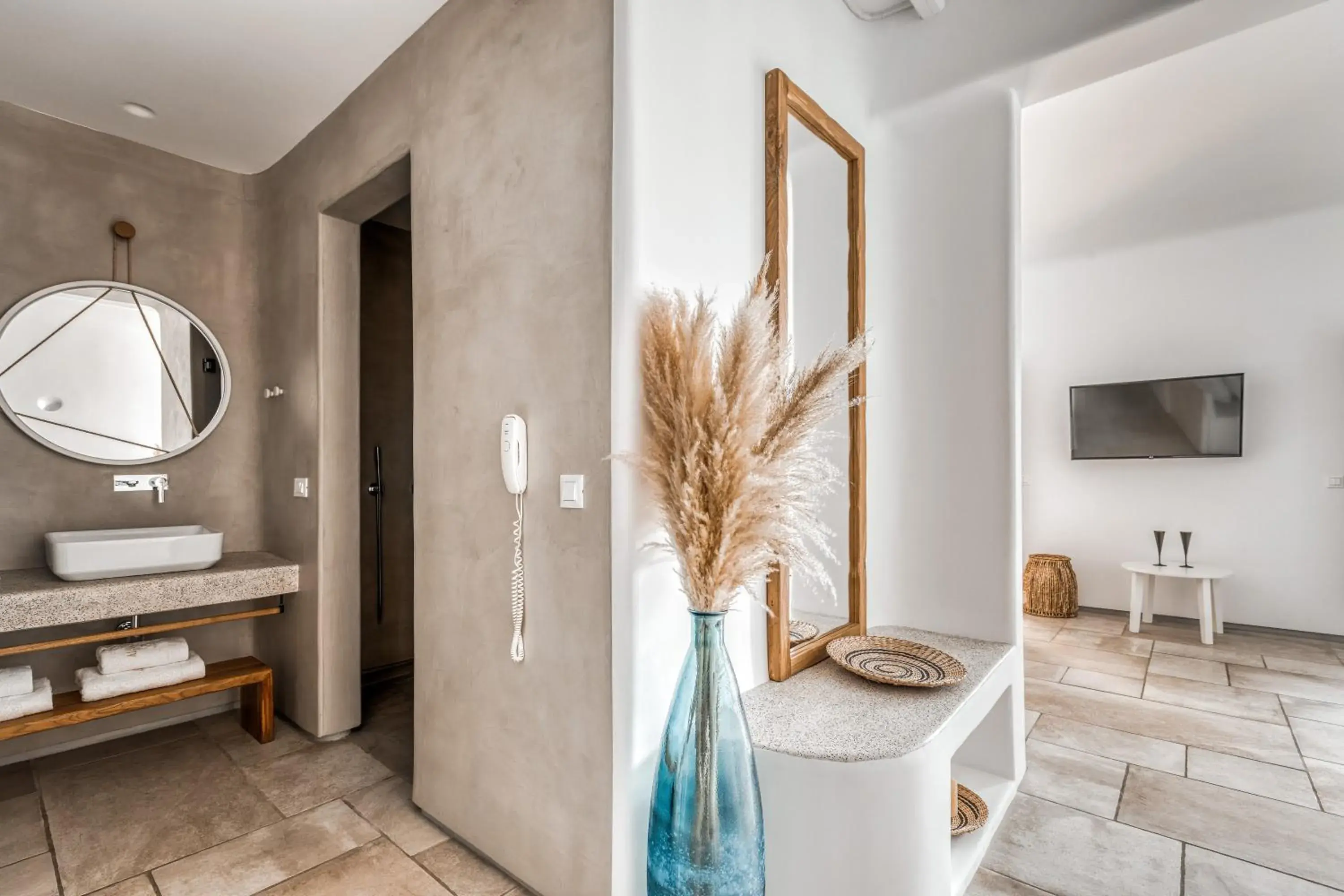 Bathroom in Alissachni Mykonos Bathroom in Alissachni Mykonos