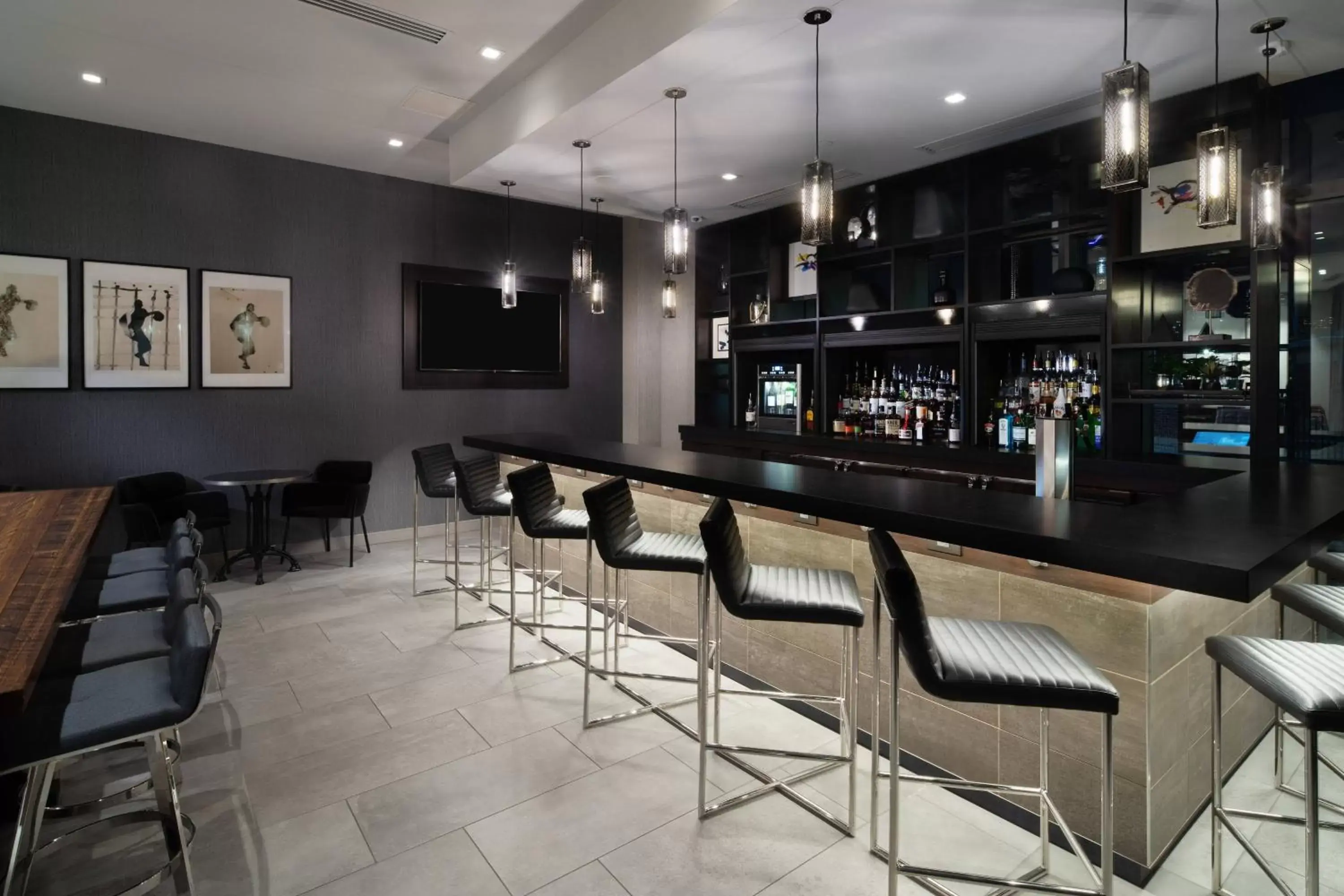 Lobby or reception, Lounge/Bar in Residence Inn Boston Downtown/South End