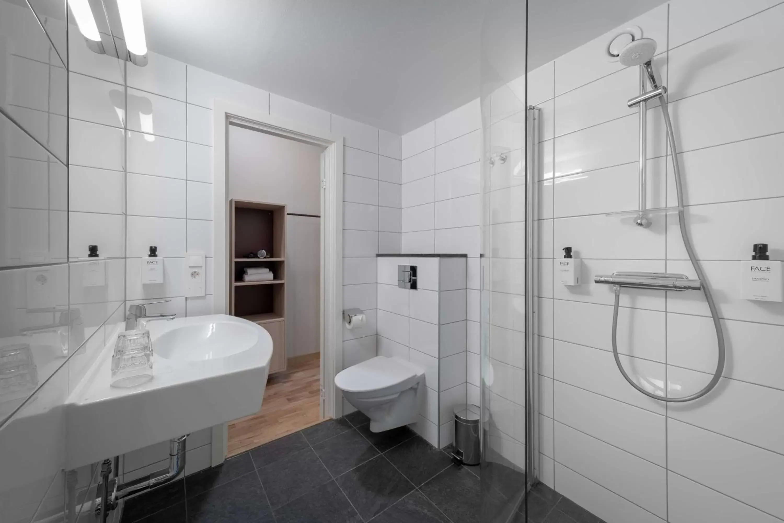 Shower, Bathroom in Scandic Södertälje