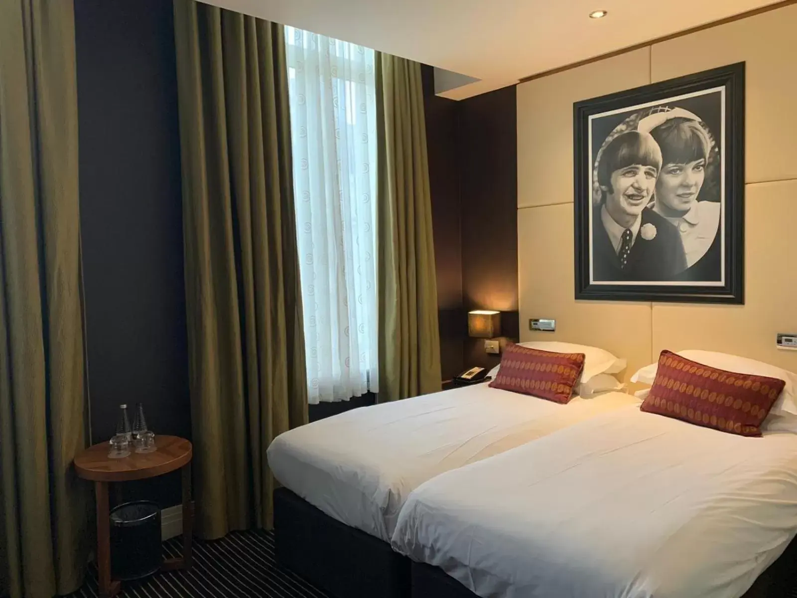 Bedroom, Bed in Hard Days Night Hotel