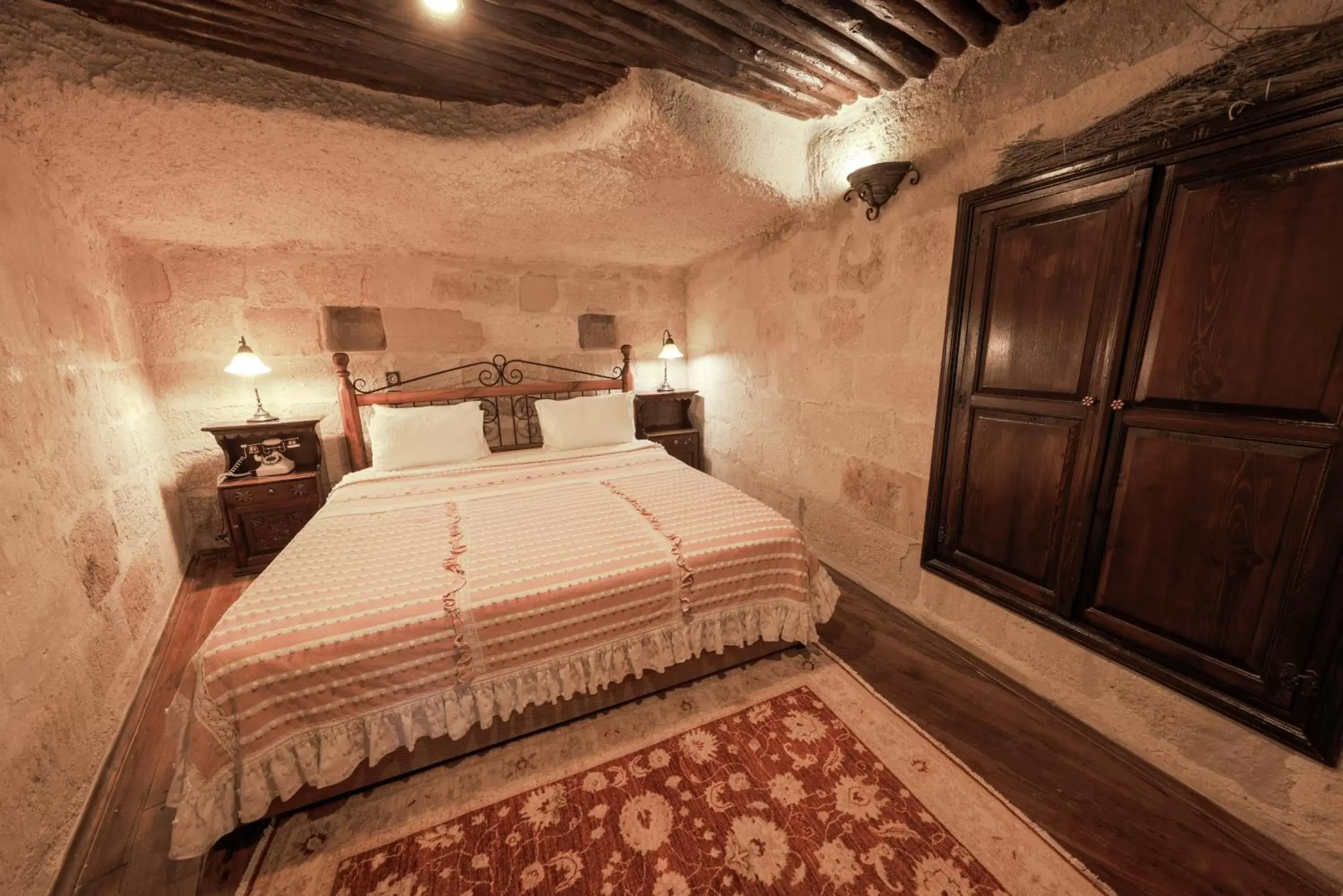 Bed in Kelebek Special Cave Hotel & Spa