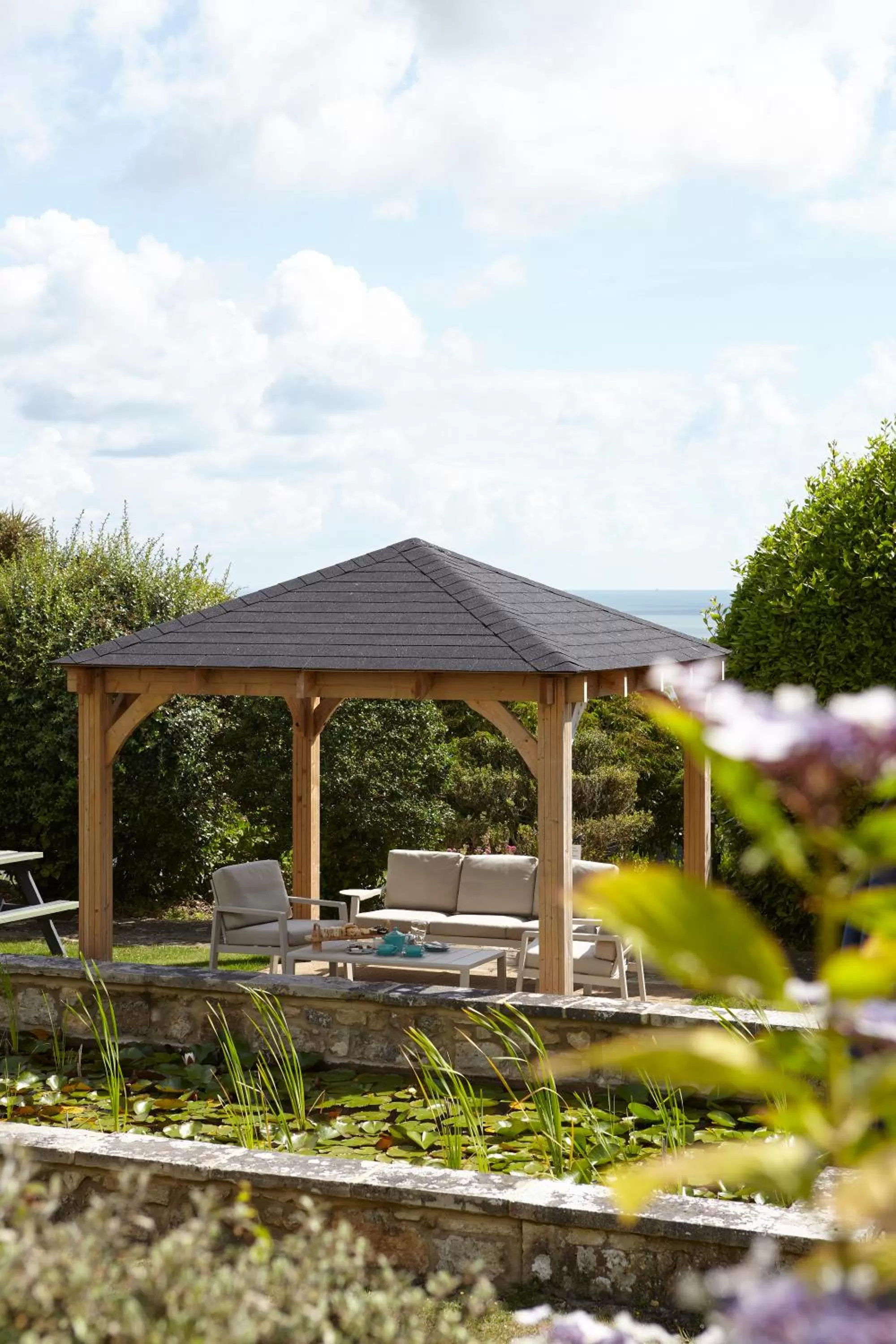 Garden in Luccombe Hall Hotel