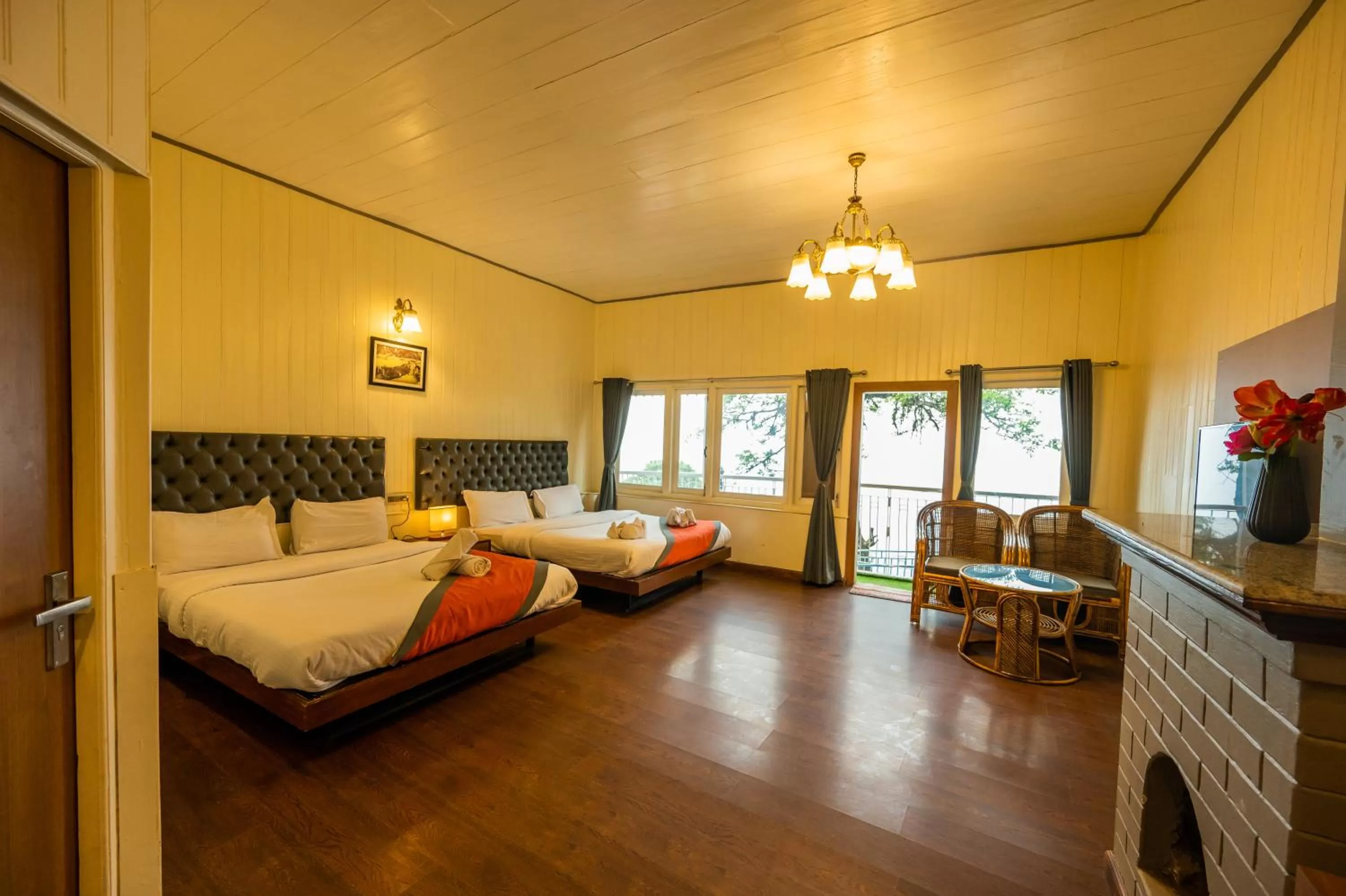 Bed in Arcadia Heritage Resort