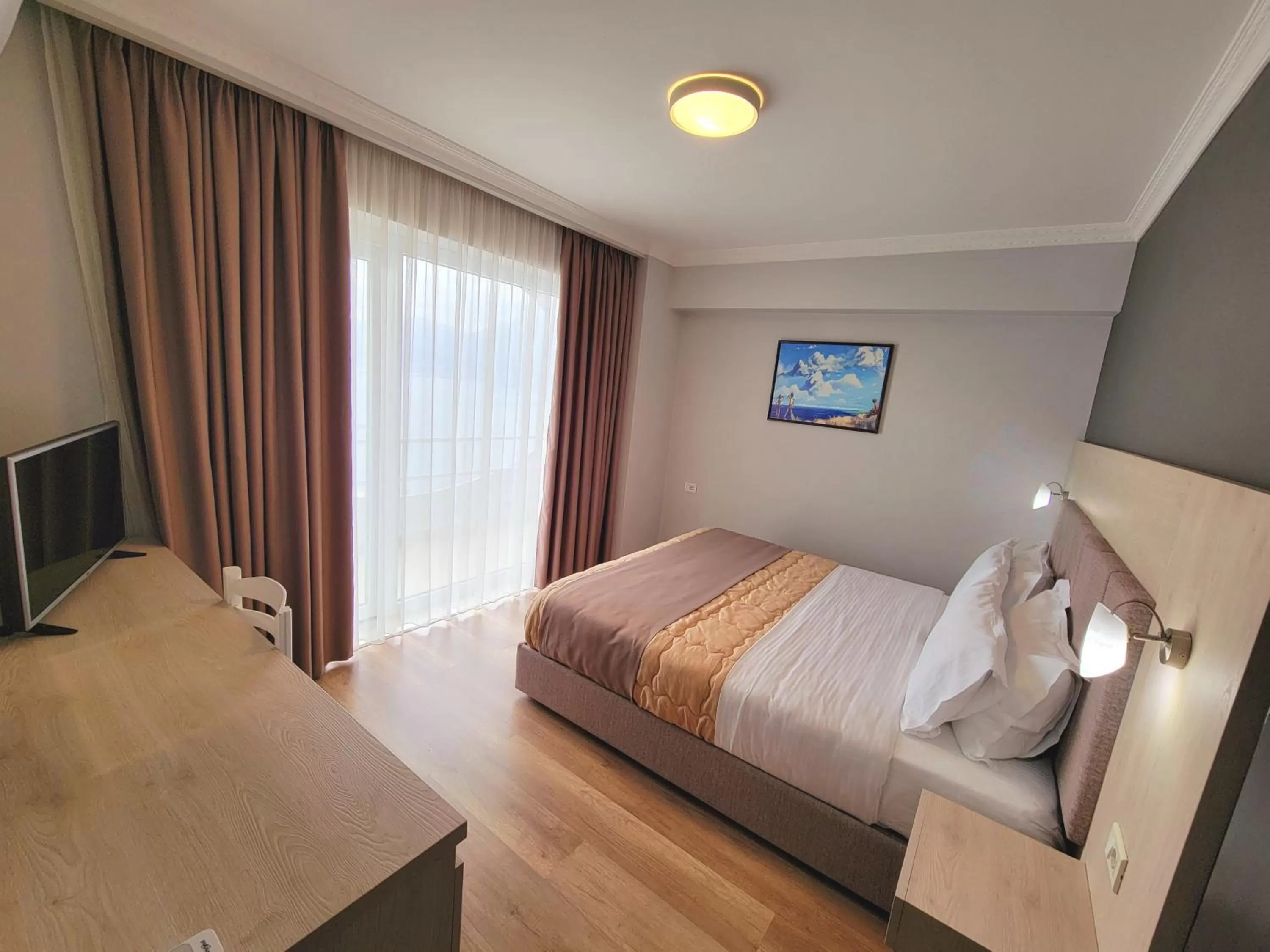 Bed in Hotel Enkelana