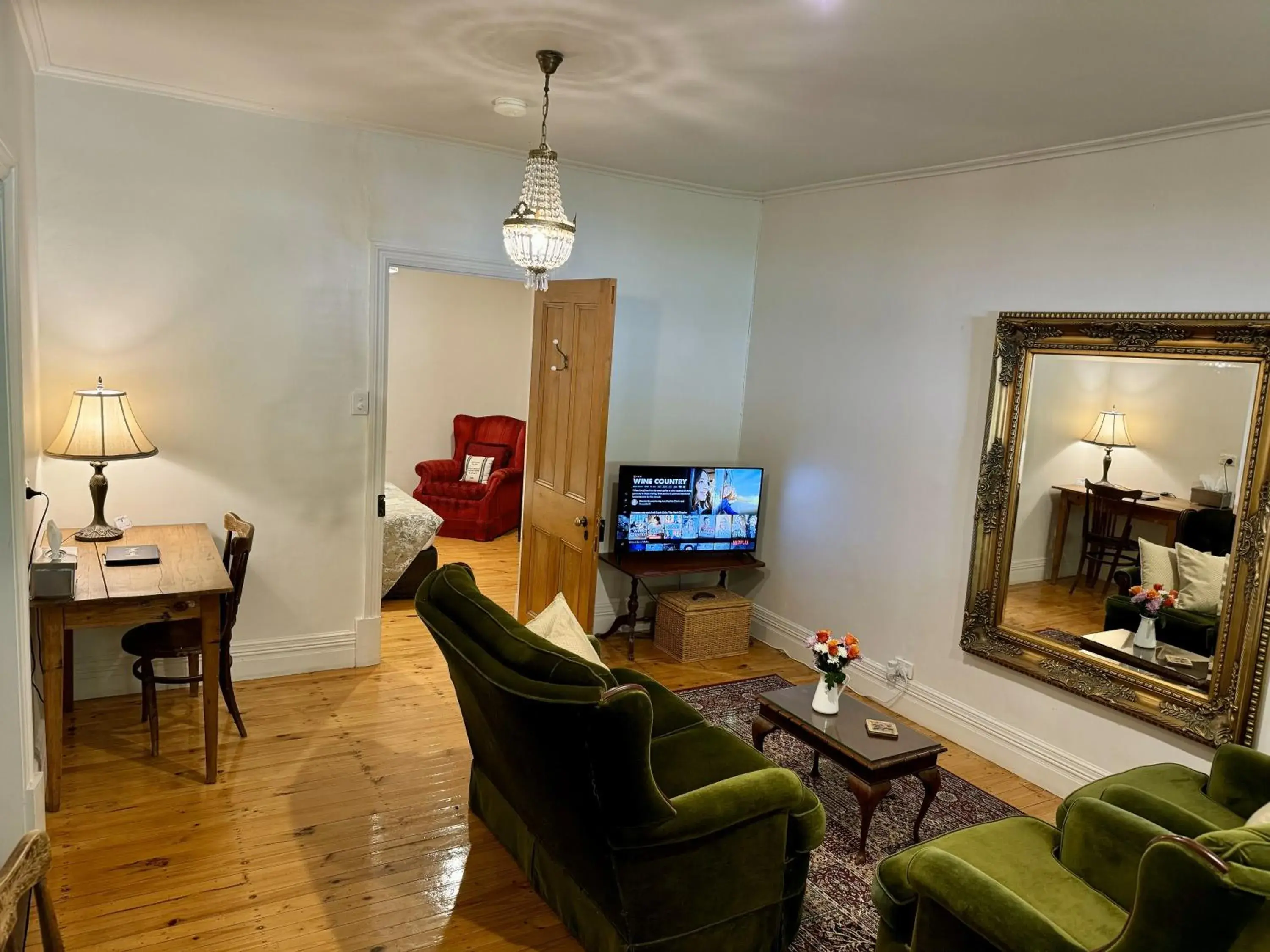 Living room, TV/Entertainment Center in Jacobs Creek Retreat At Moorooroo Park