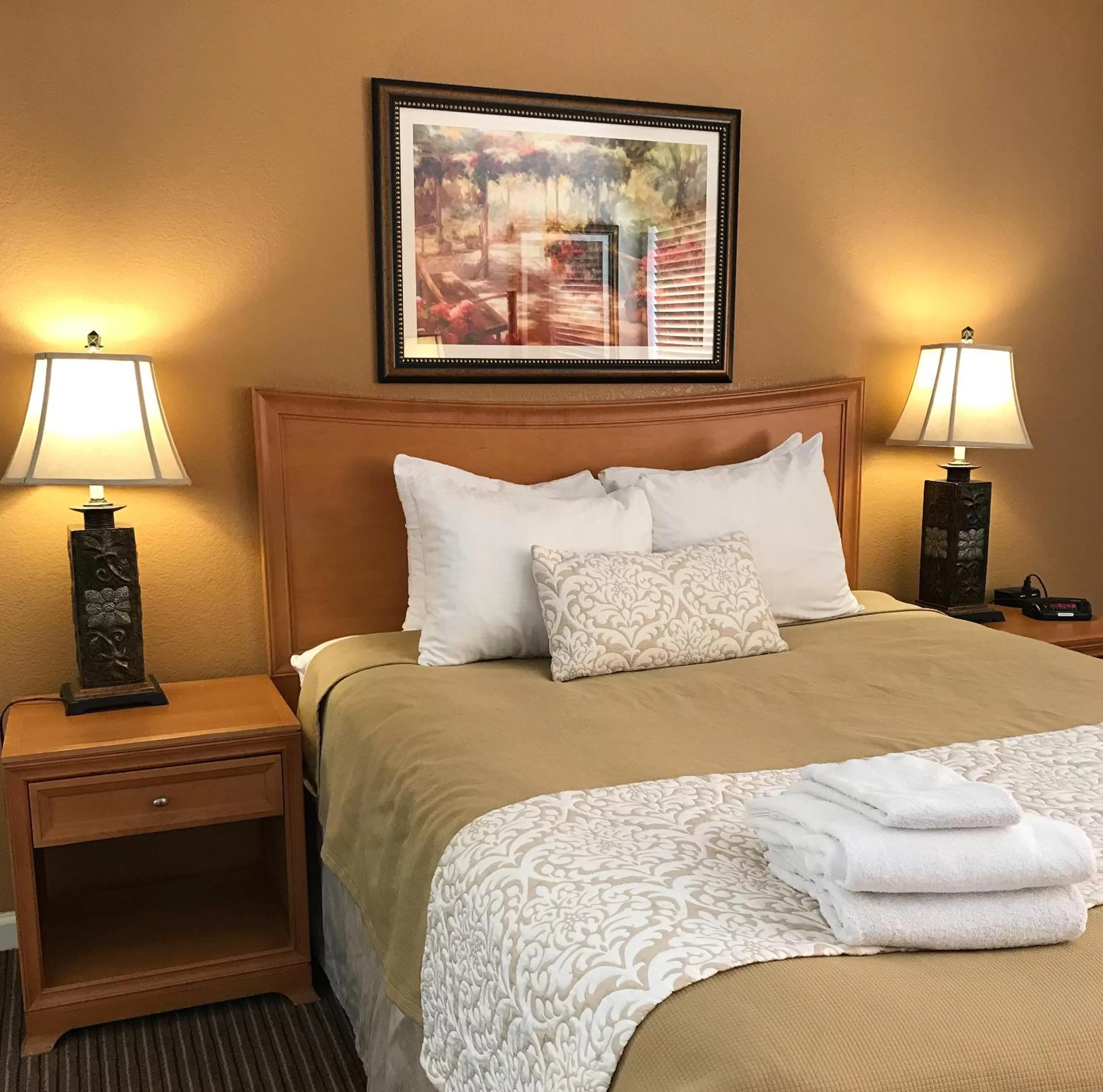 Bed in The Oasis Resort