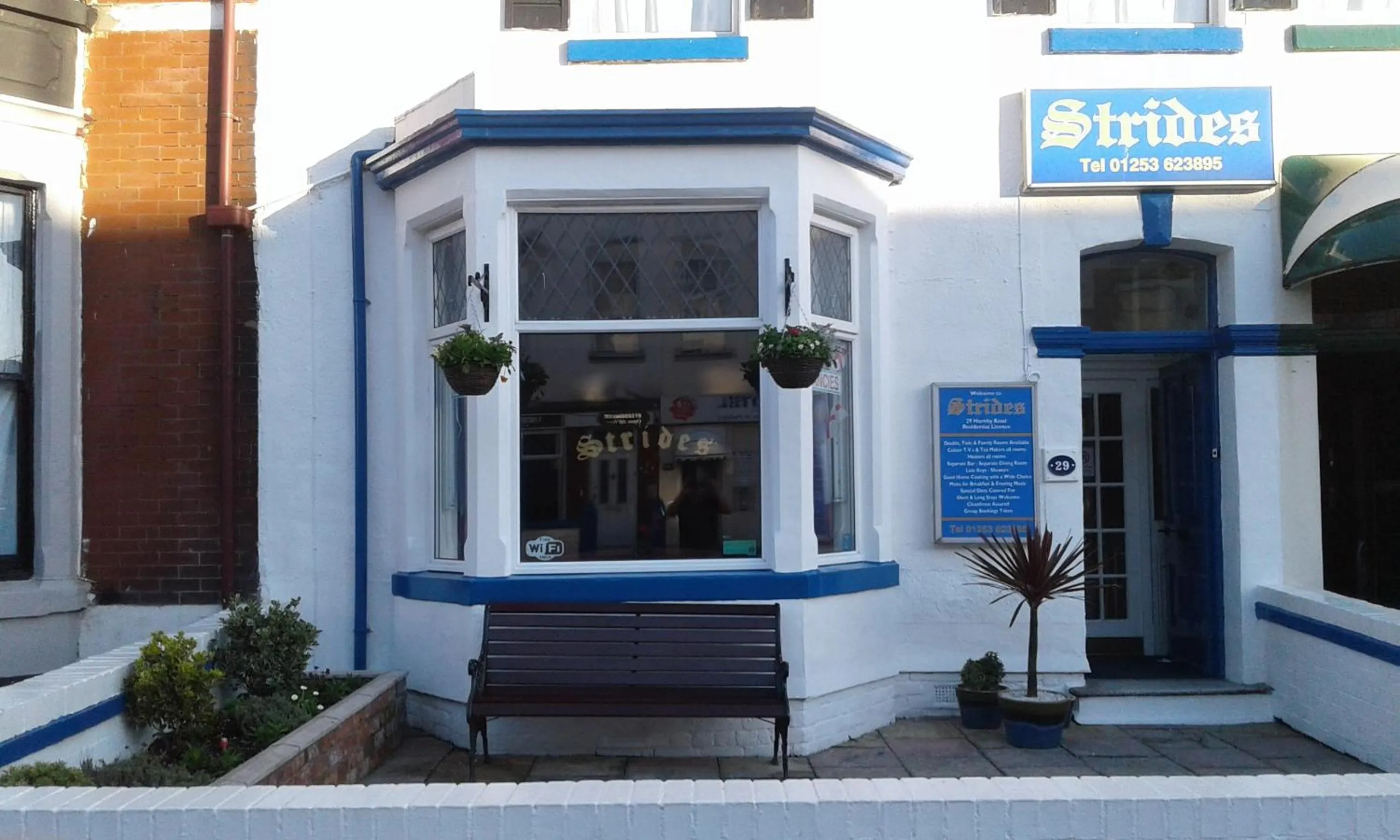 Facade/entrance in Strides Hotel