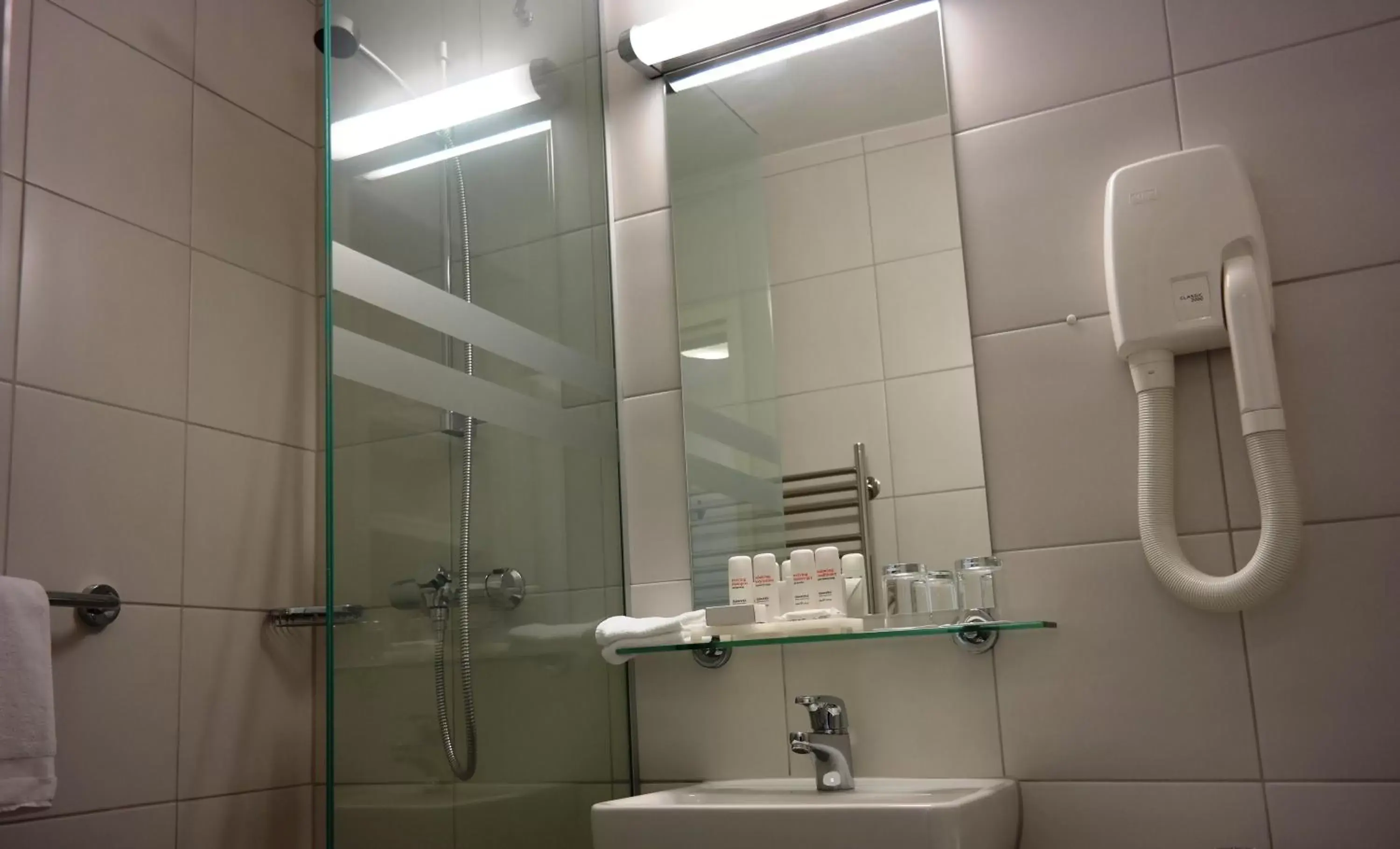 Shower, Bathroom in Radisson Blu Daugava Hotel, Riga