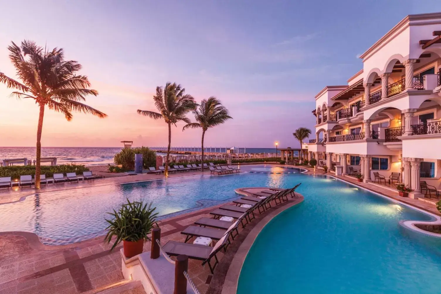 Beach, Swimming Pool in Hilton Playa del Carmen, an All-Inclusive Adult Only Resort