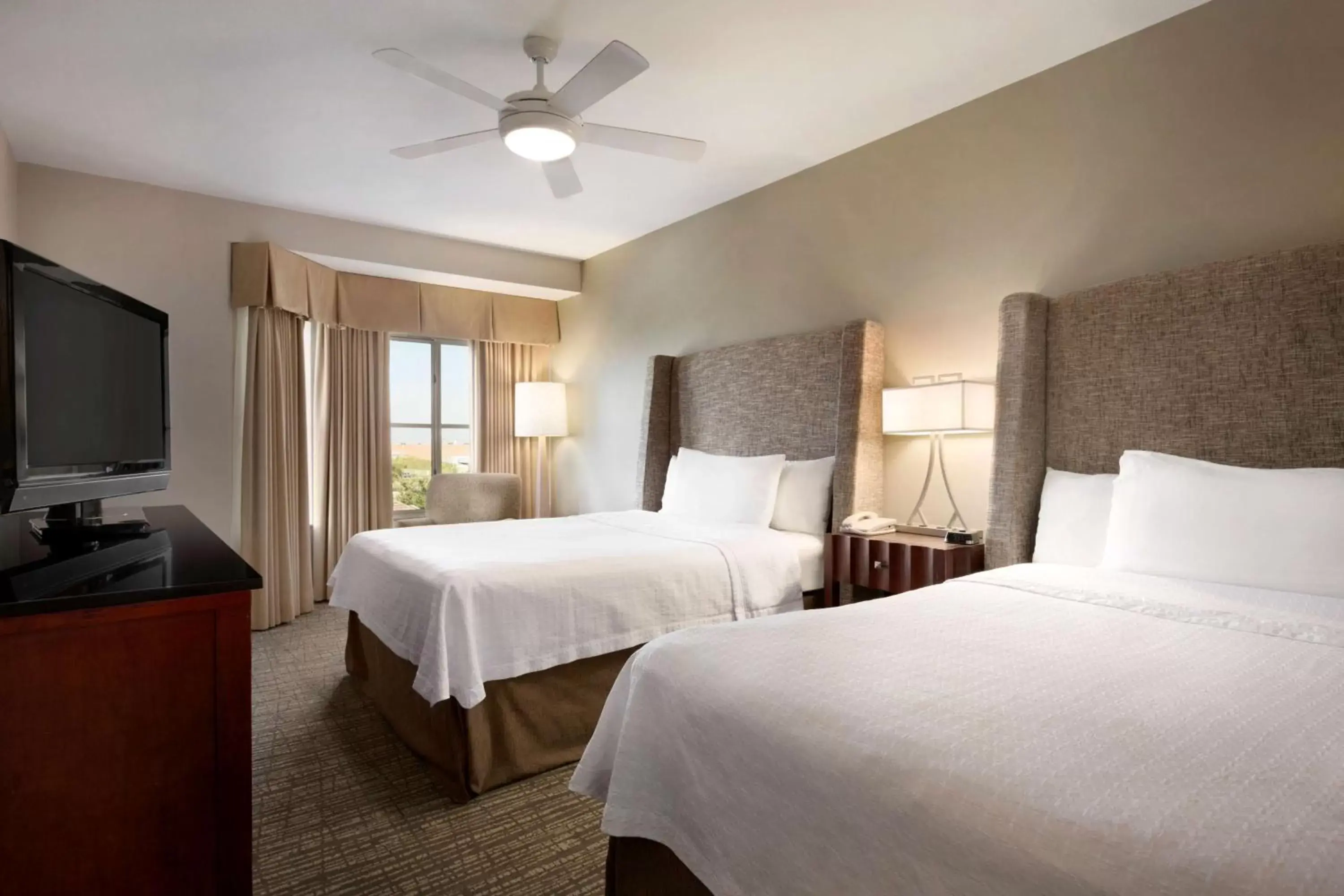 Bed in Homewood Suites by Hilton Plano-Richardson