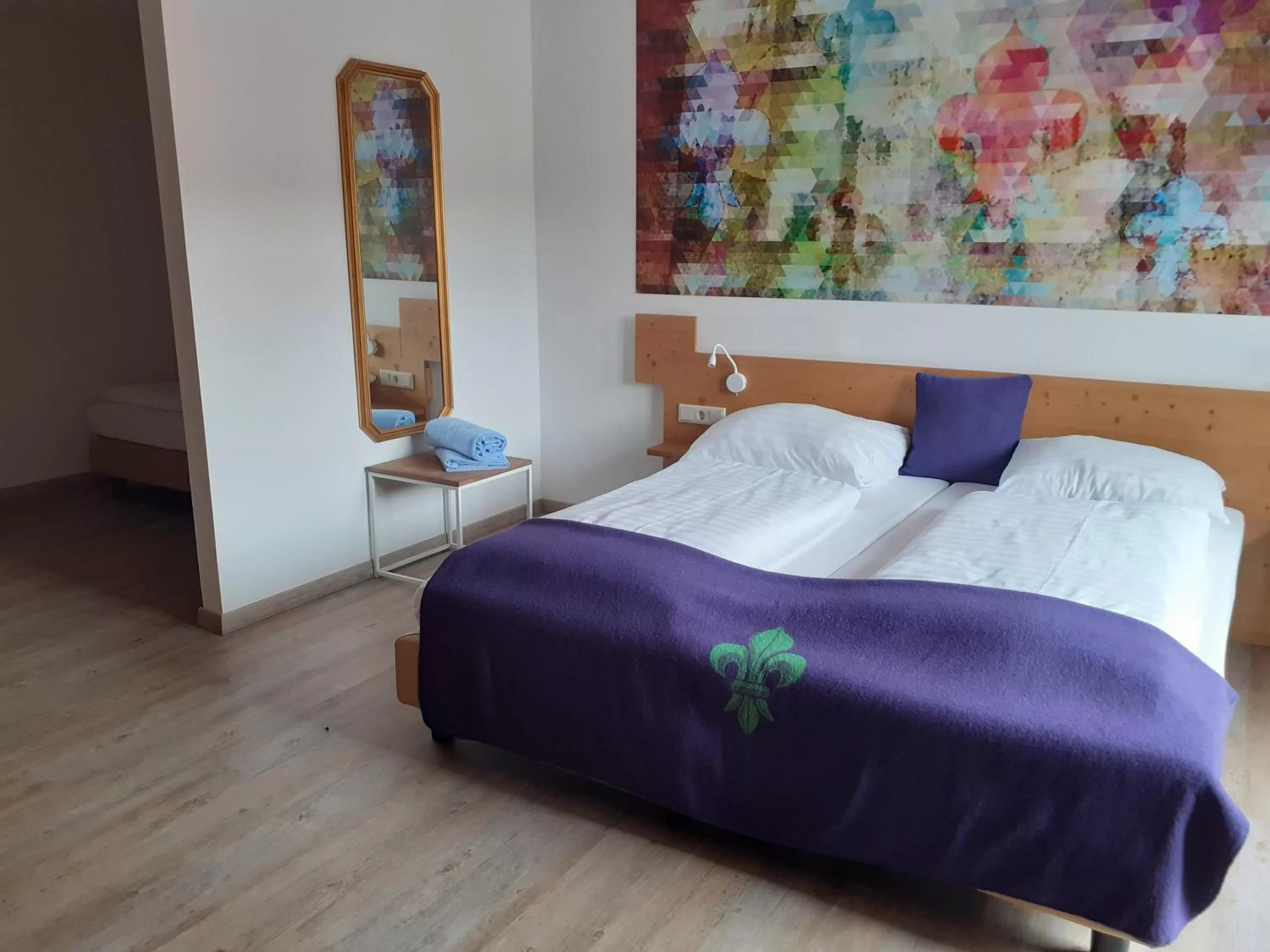 Bed in Family Hotel Schloss Rosenegg