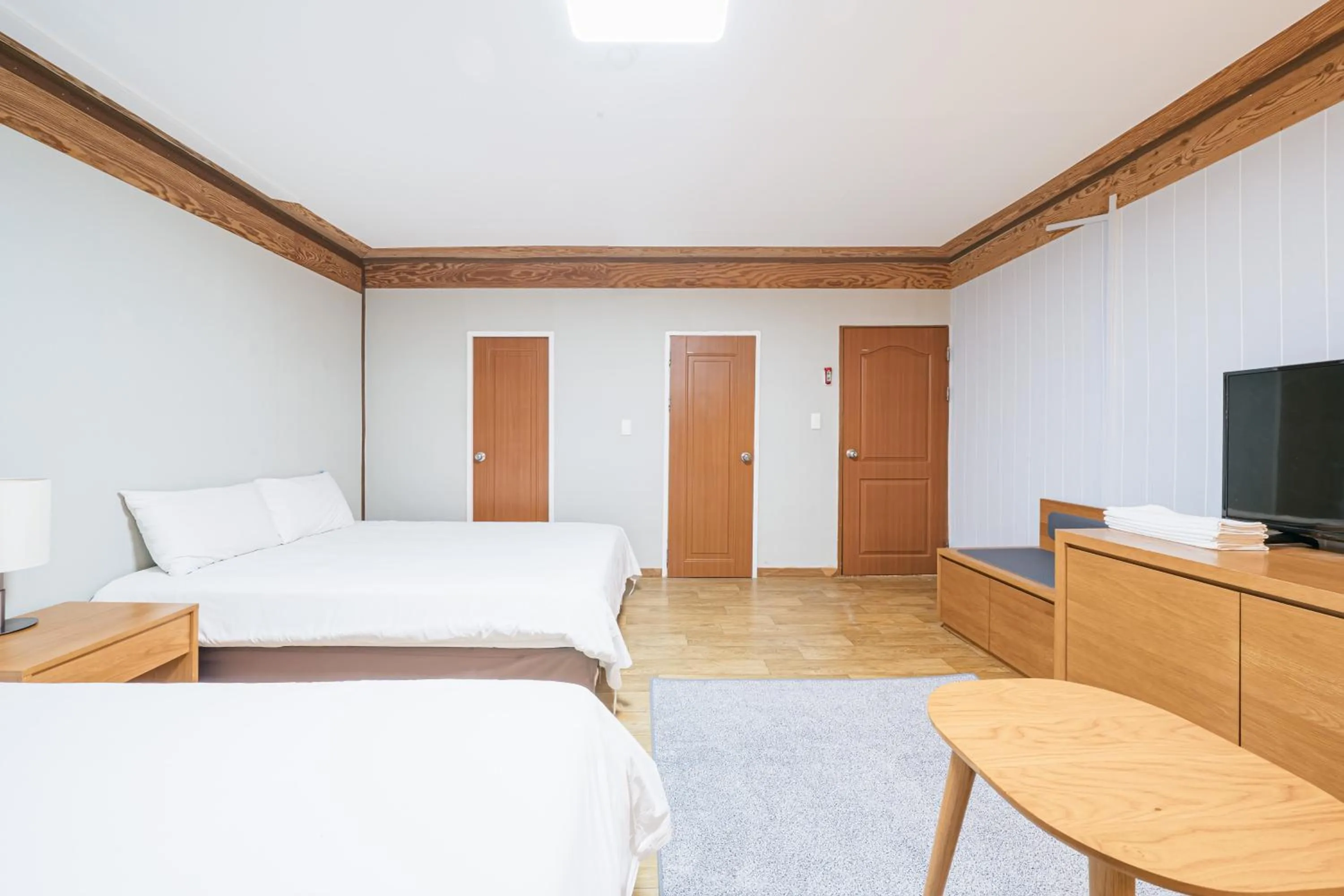 Bed in Jeju Miracle Hotel