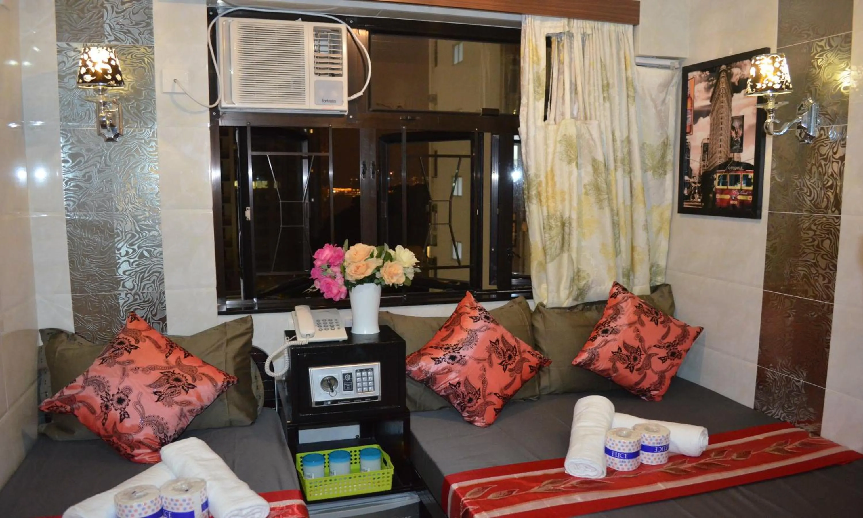 Decorative detail in Hostel Venus