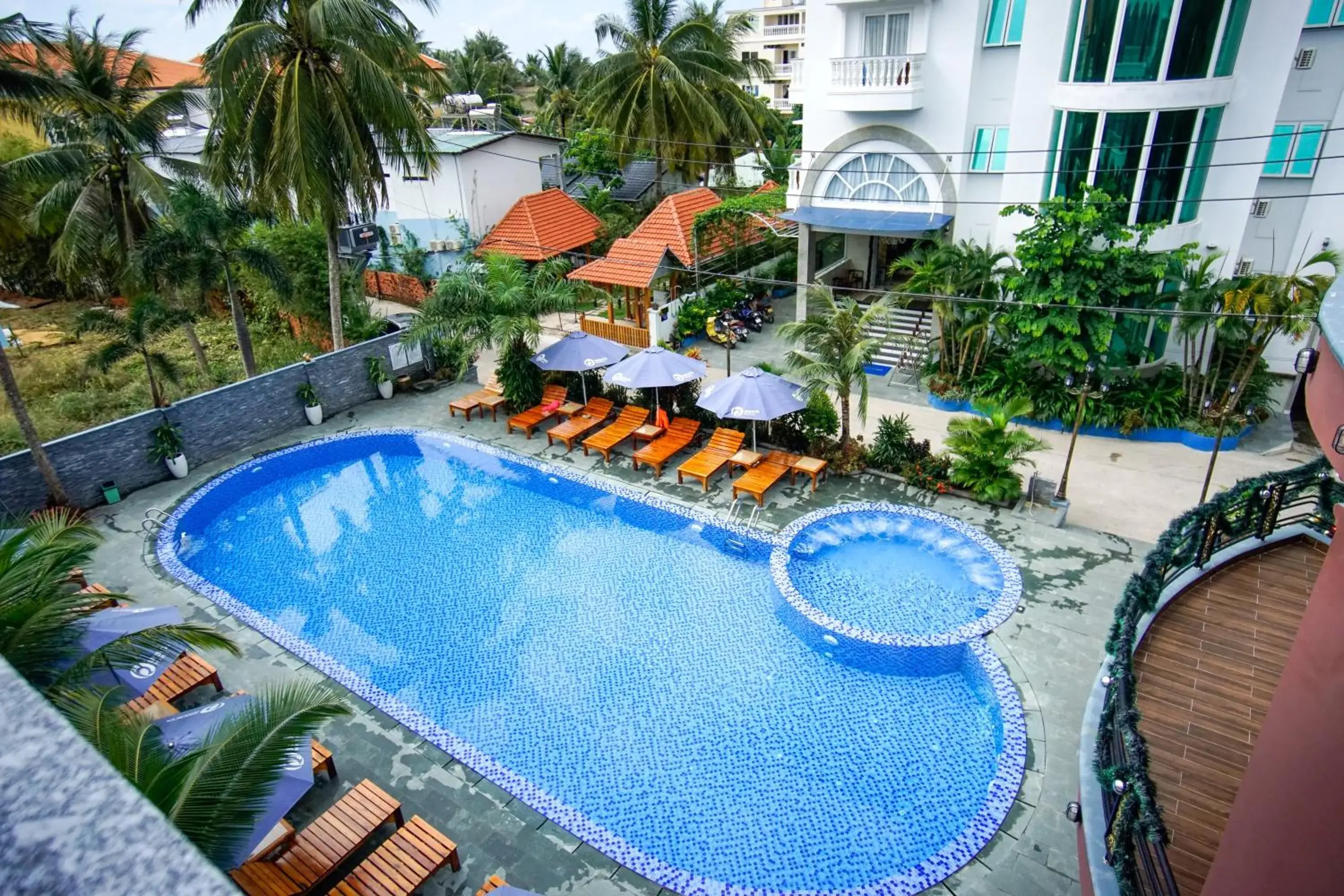 Pool View in Brenta Phu Quoc Hotel