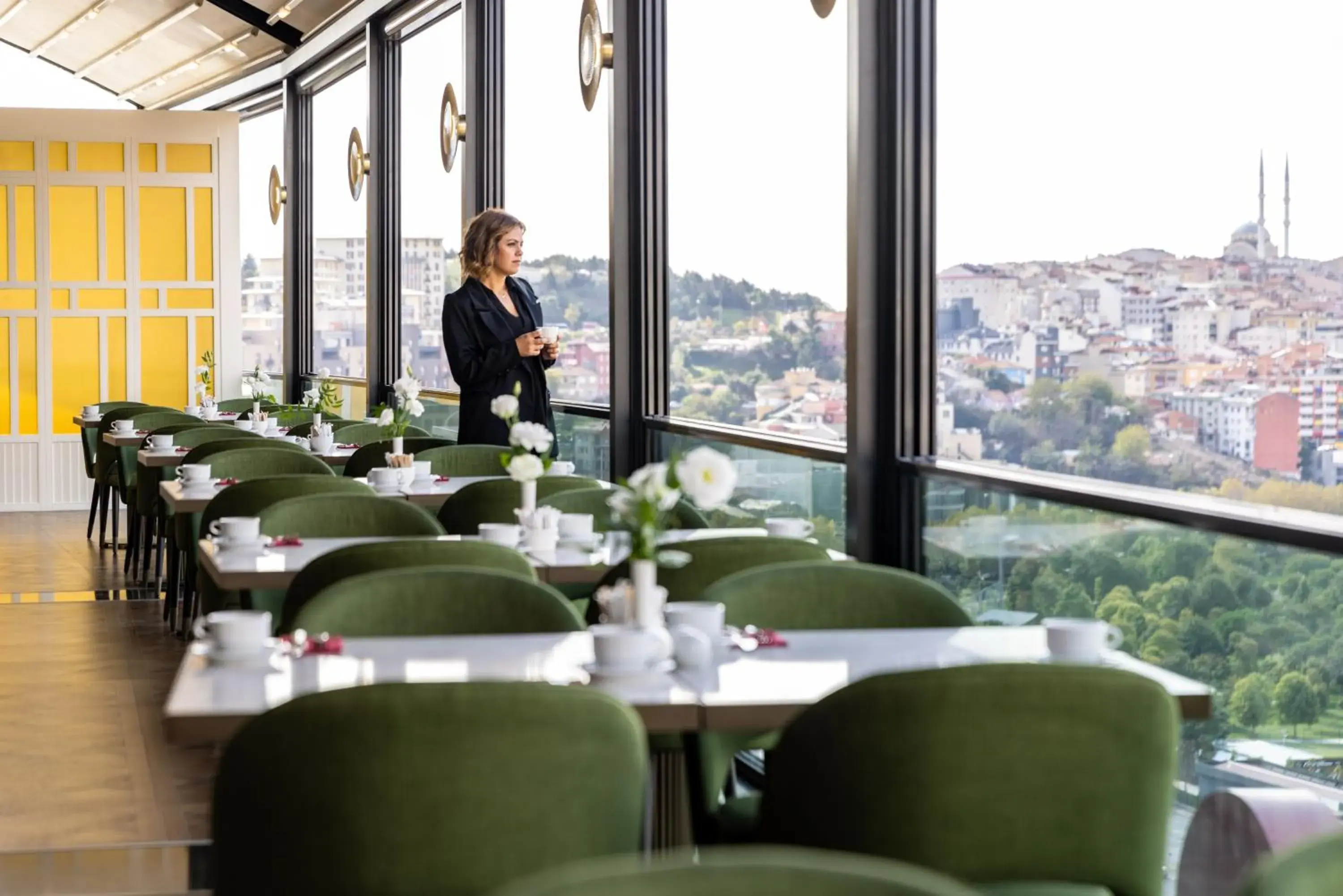 Balcony/Terrace, Restaurant/Places to Eat in Clarion Hotel Golden Horn
