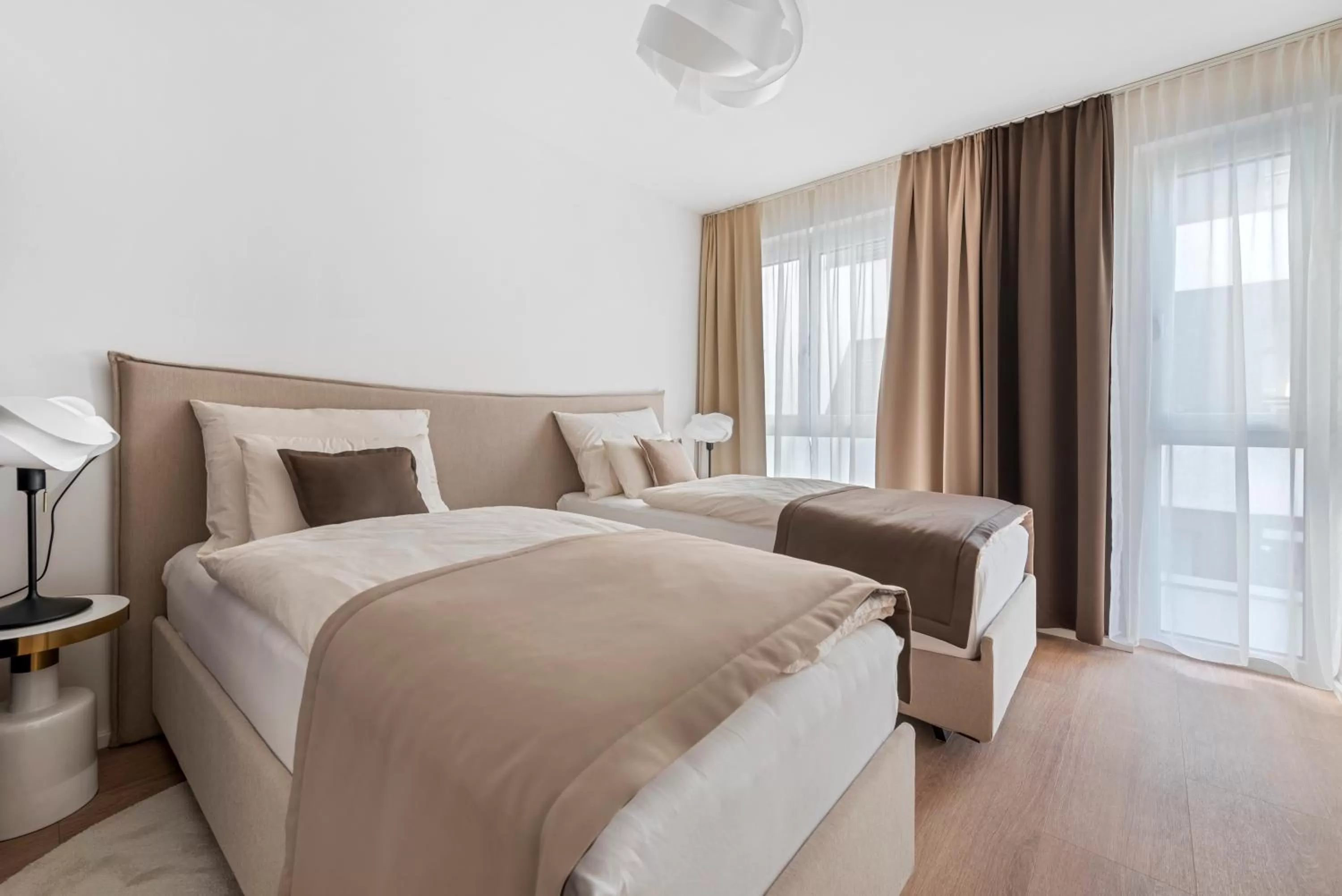 Bed in Karl und Anton Boutique Apartments