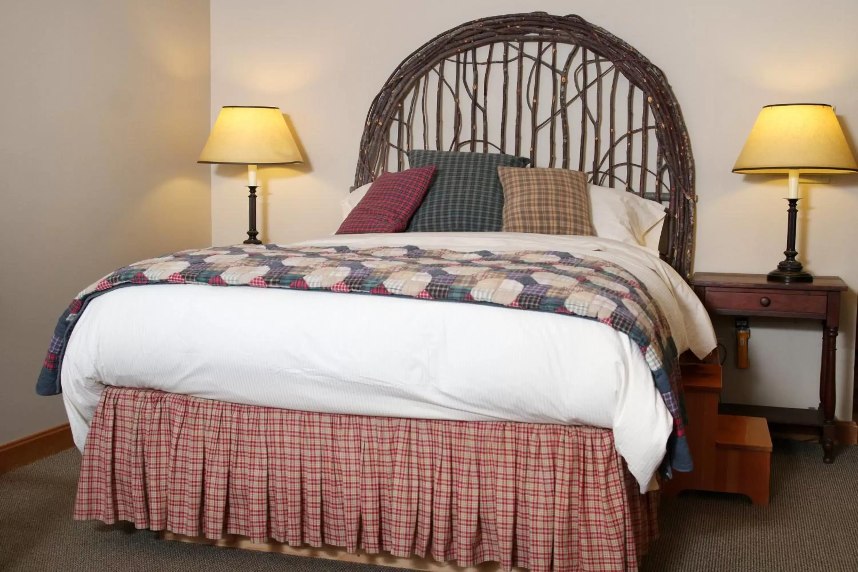 Bed in Weasku Inn
