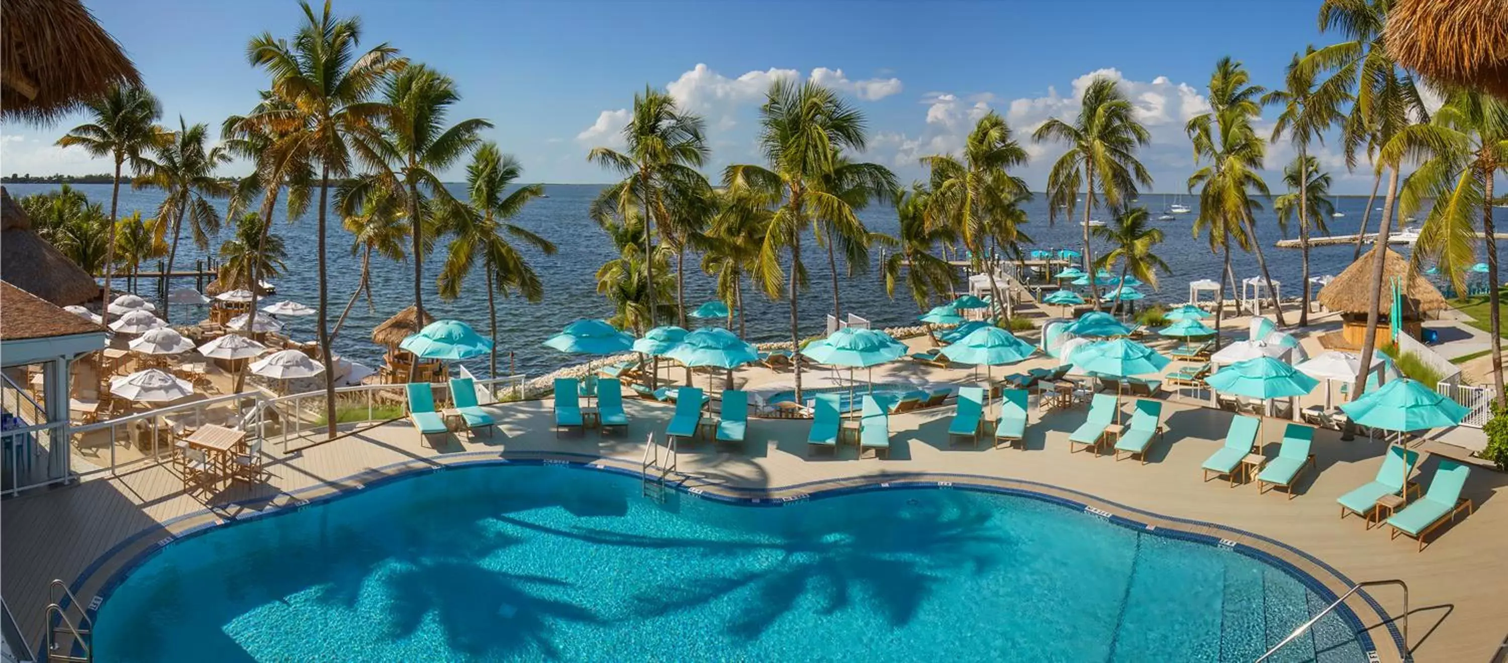 Pool View in Bungalows Key Largo - All Inclusive