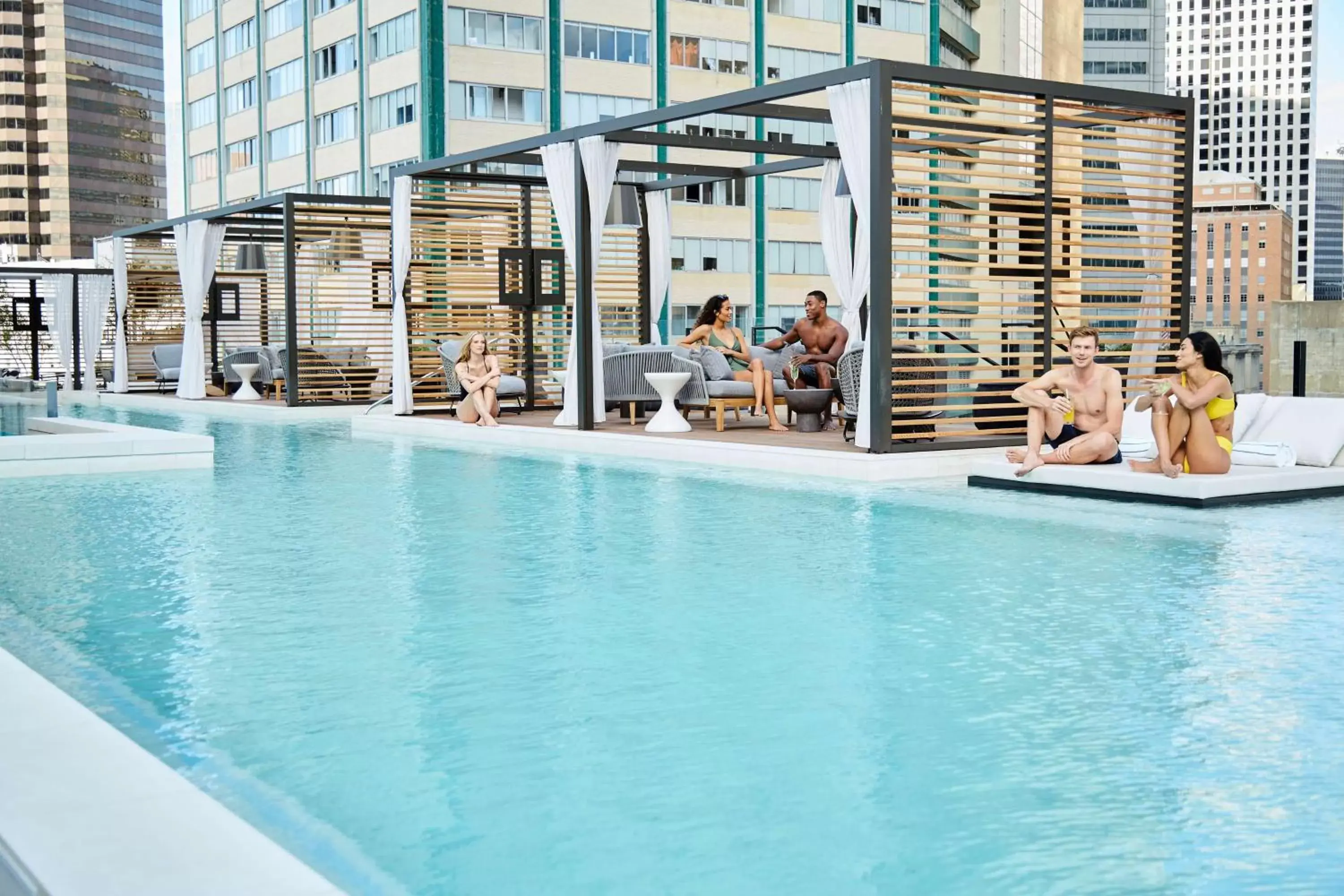 Swimming Pool in Thompson Dallas, part of Hyatt