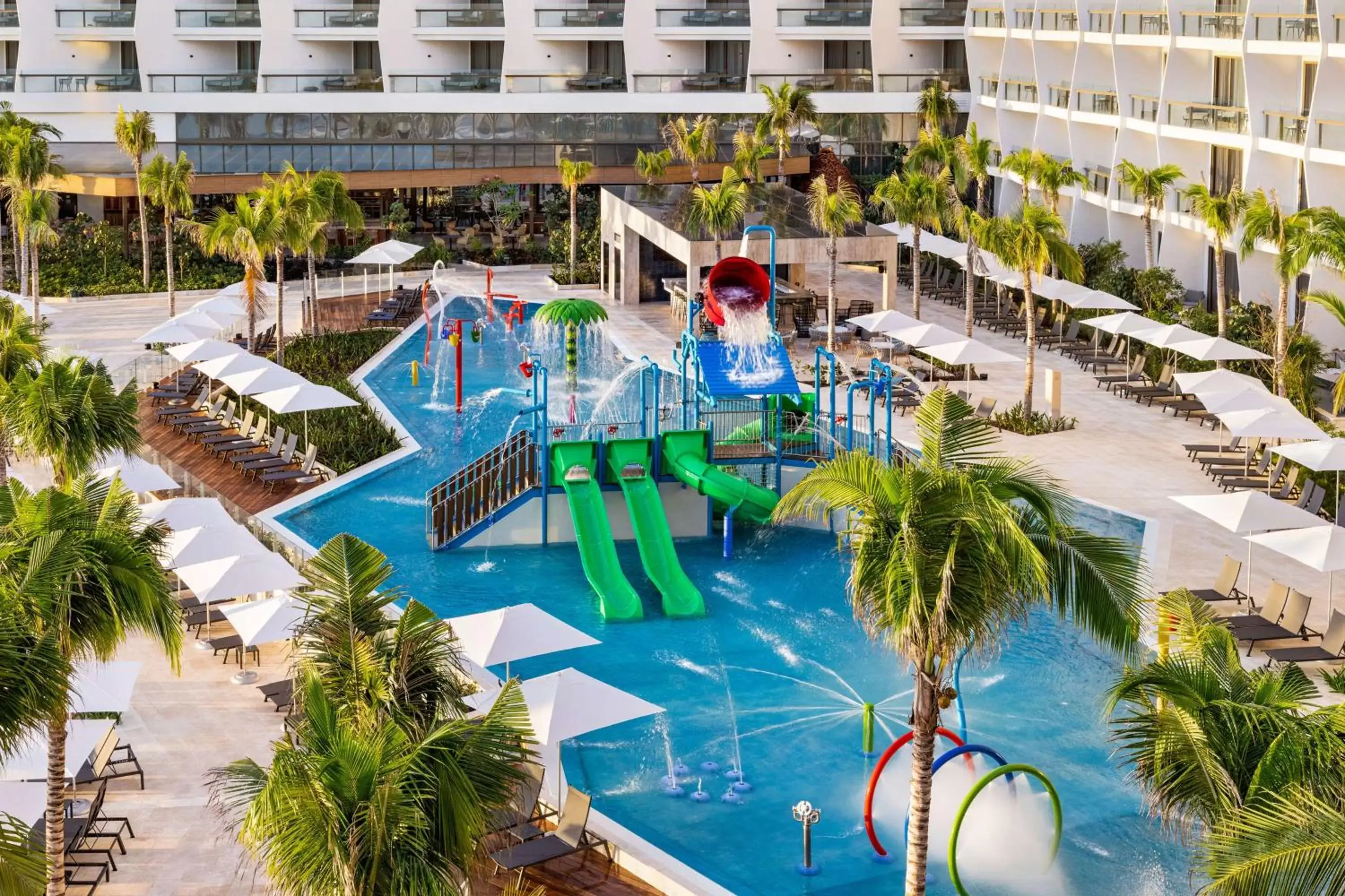 Swimming pool, Water Park in Hilton Cancun, an All-Inclusive Resort